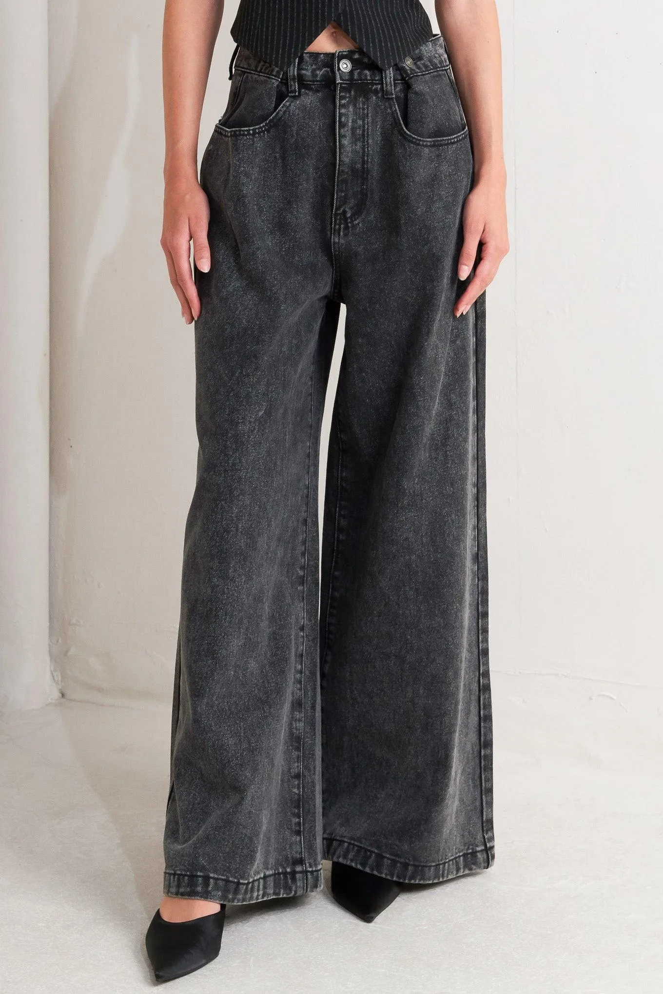 Take My Word Denim Pants sold by Zulily product image thumbnail 2