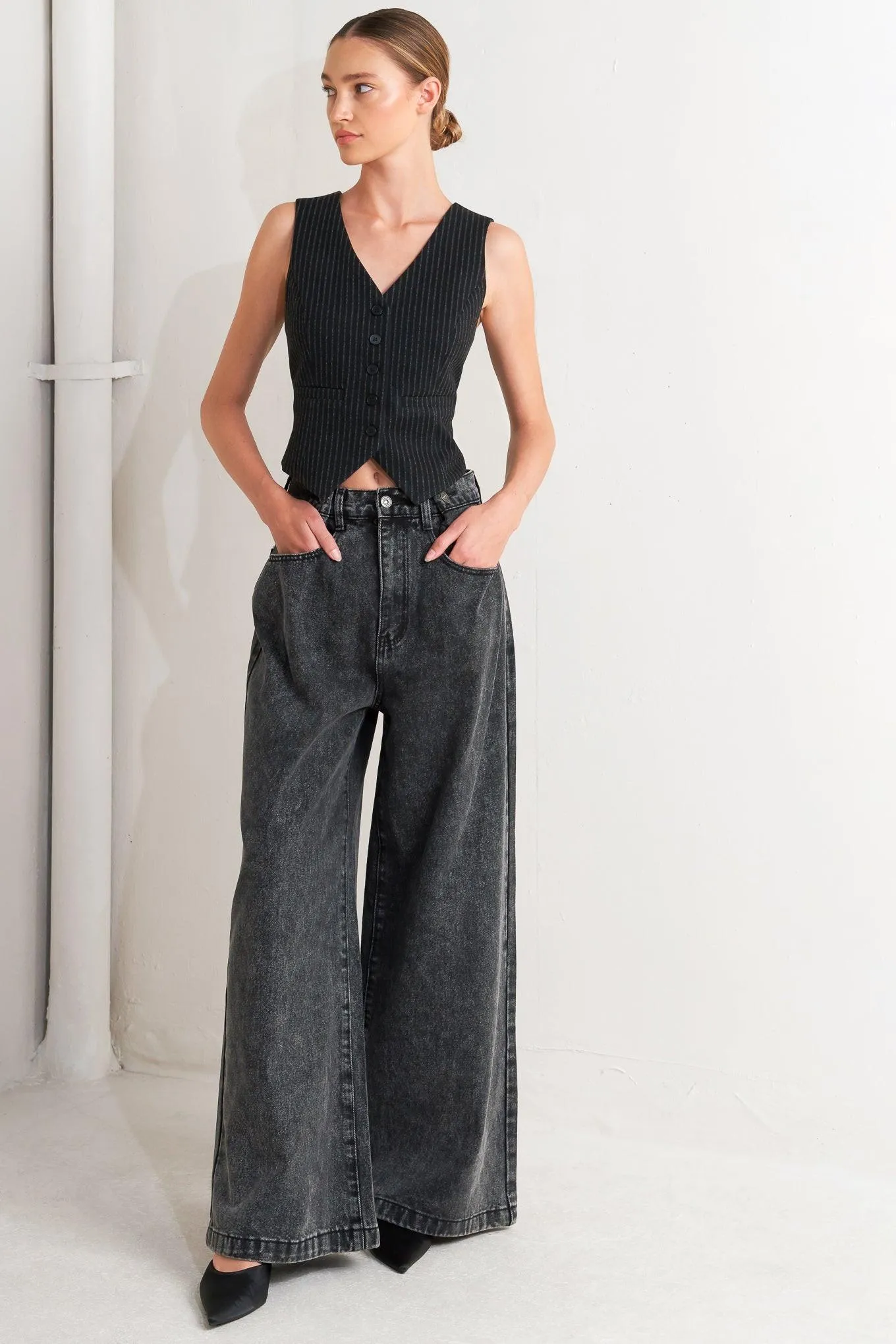 Take My Word Denim Pants sold by Zulily product image thumbnail 3