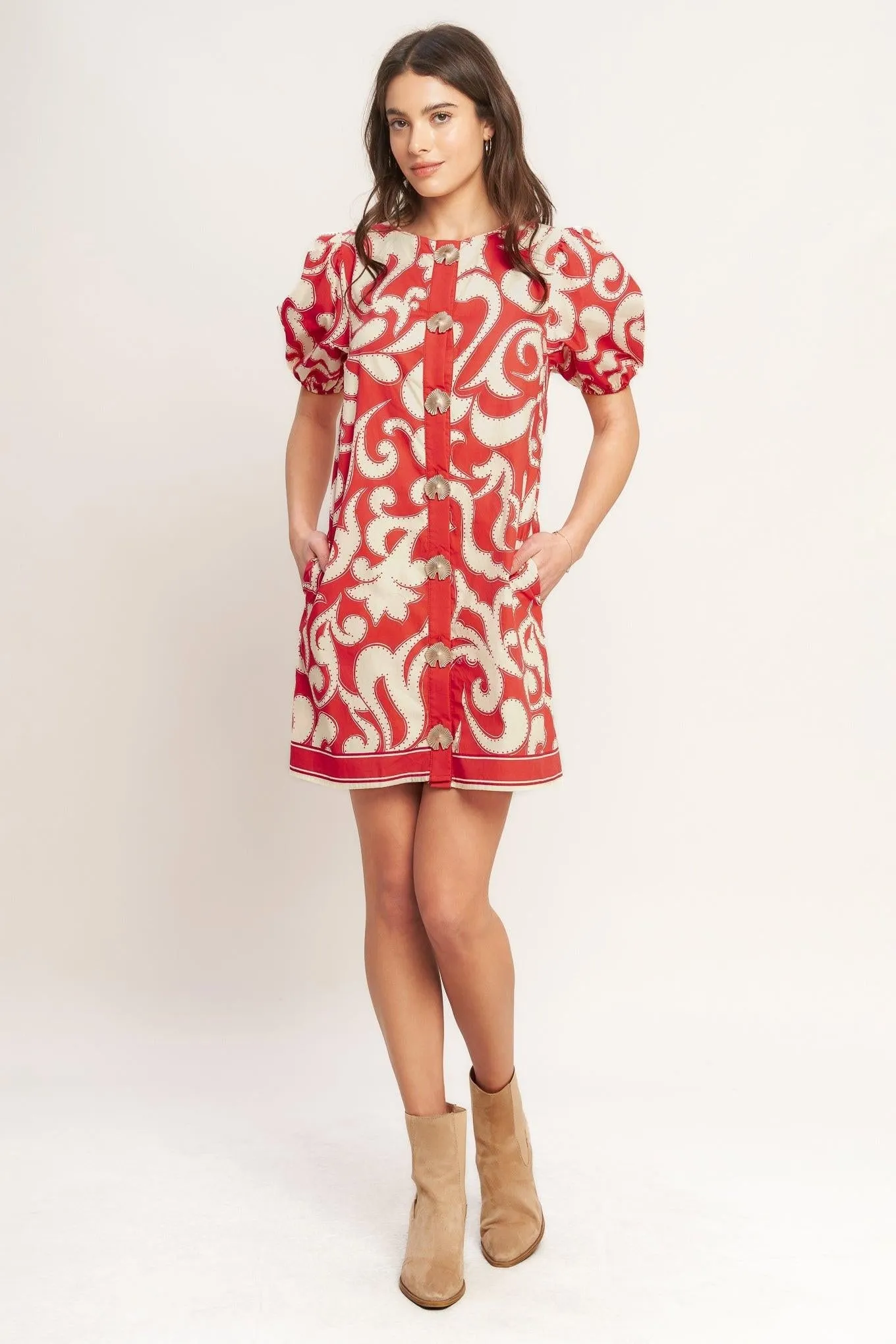 Straight & Strong Woven Mini Dress sold by Zulily product image thumbnail 4
