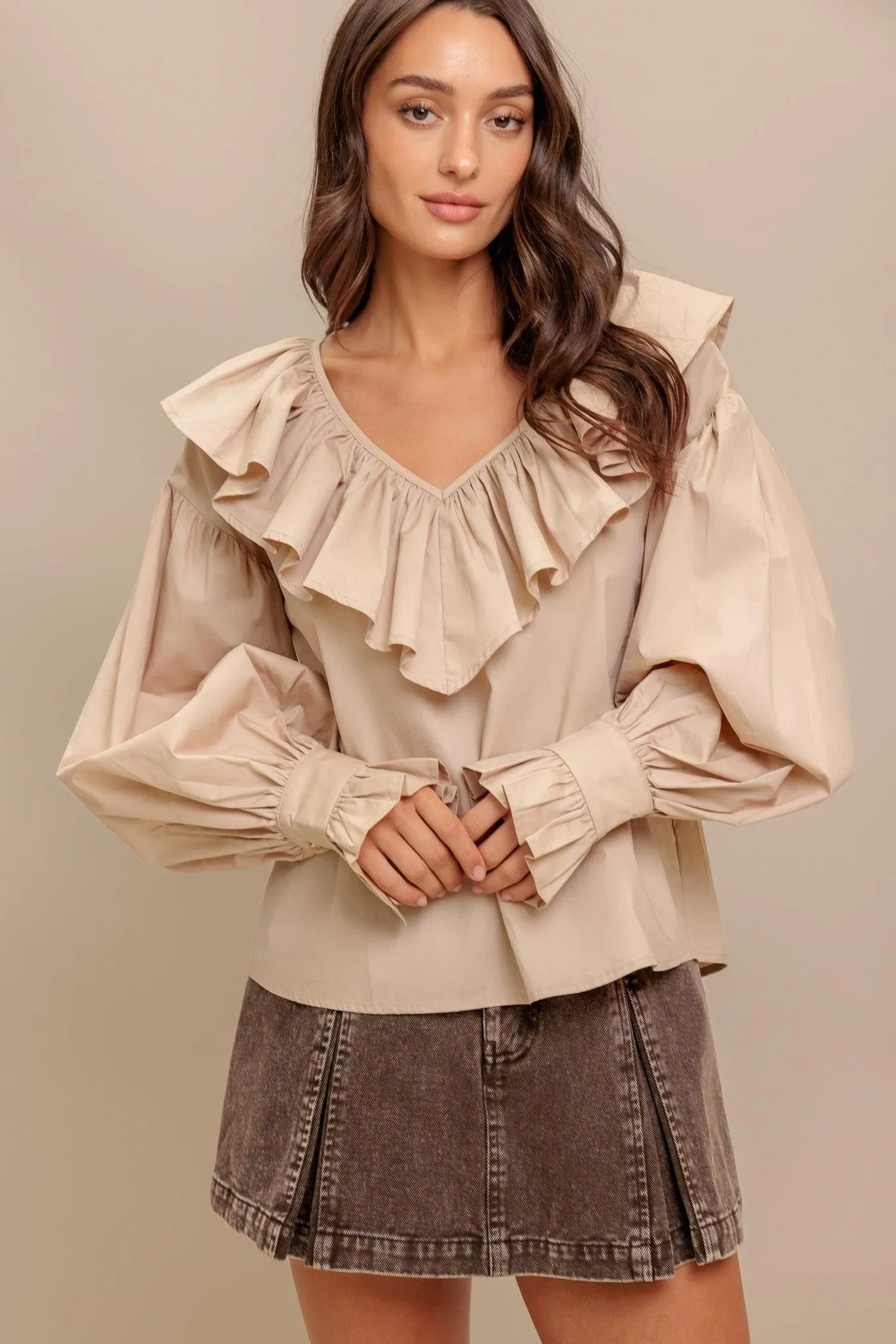 Couture Code Woven Top sold by Zulily