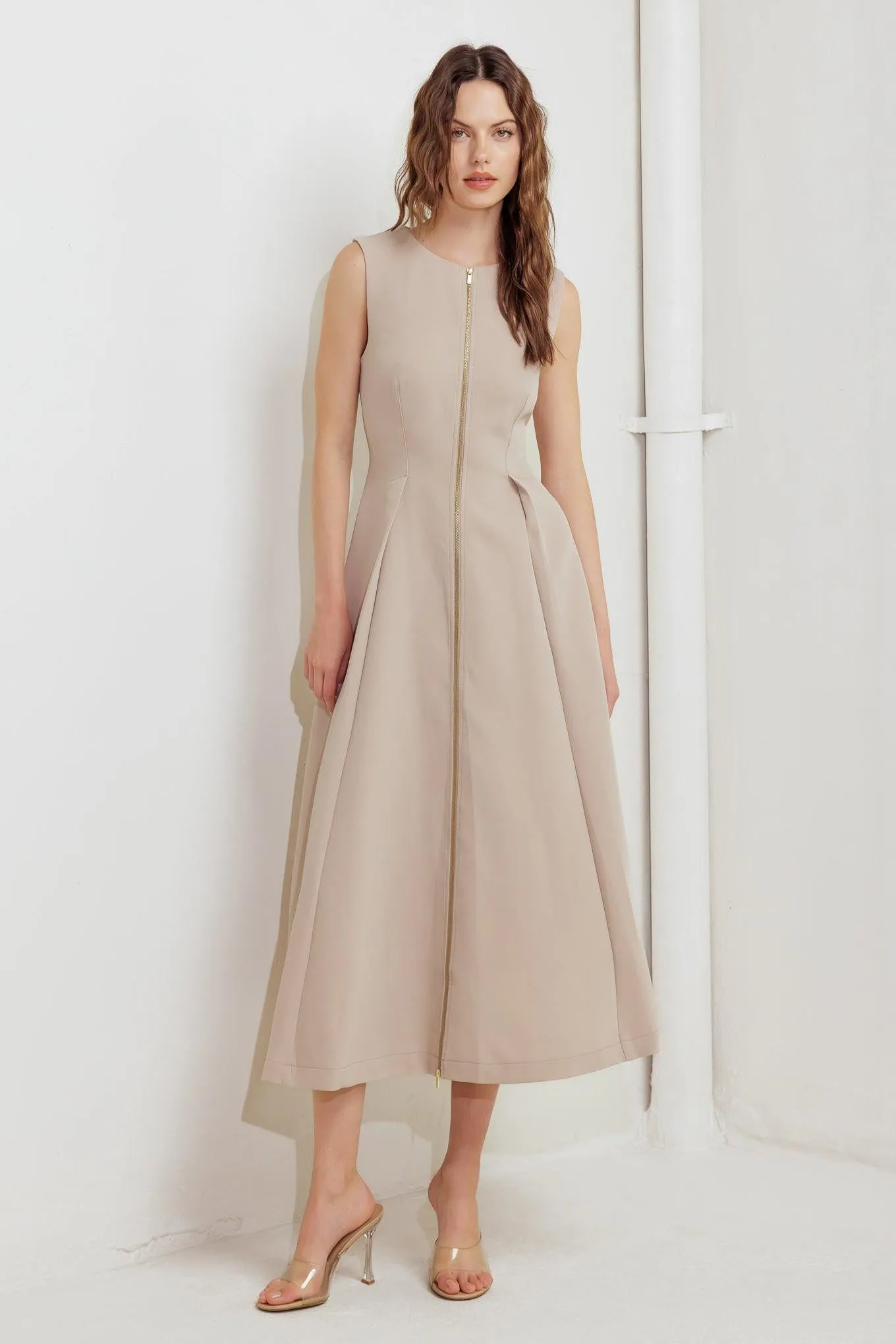 Zip & Flow Woven Midi Dress sold by Zulily
