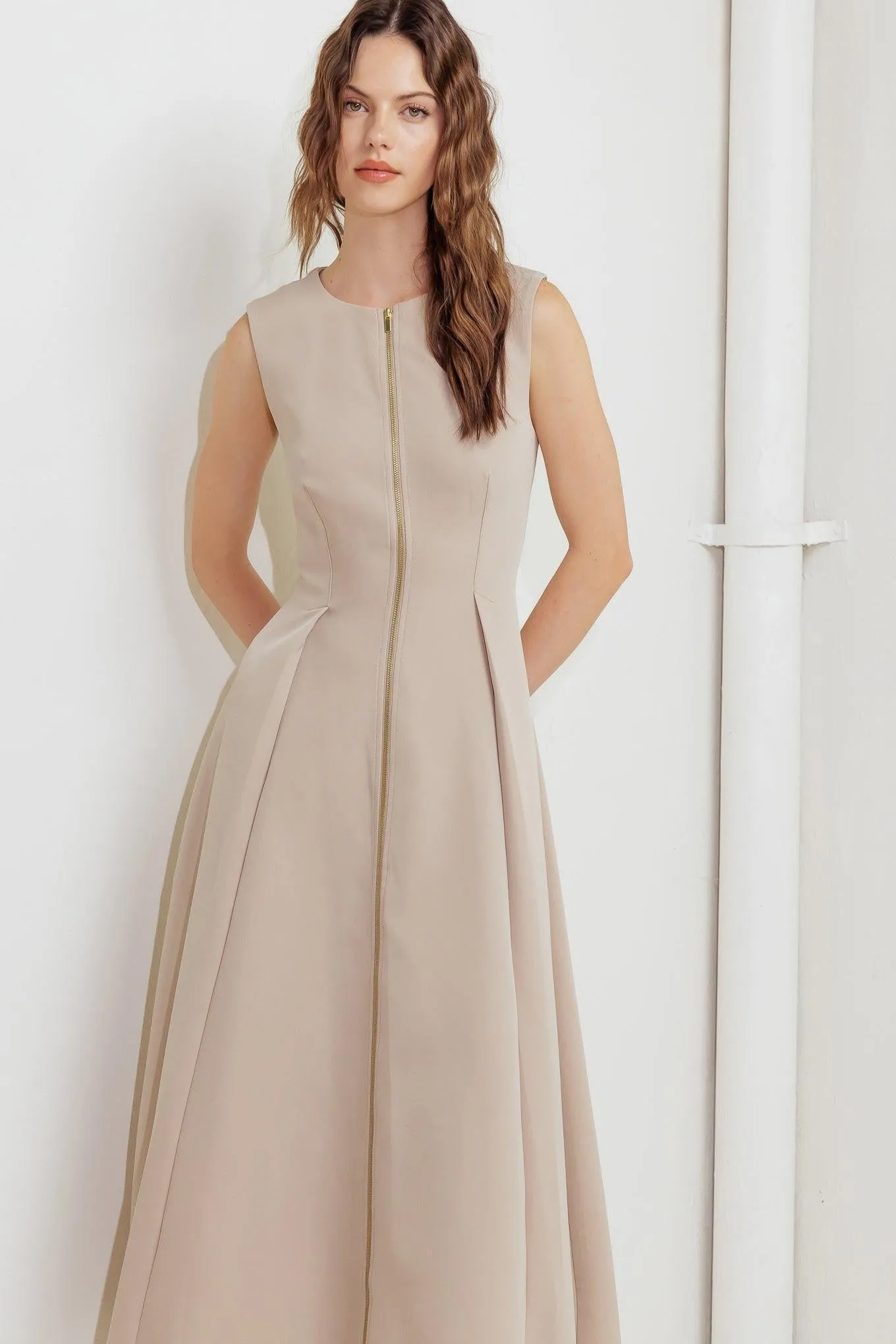Zip & Flow Woven Midi Dress sold by Zulily product image thumbnail 5