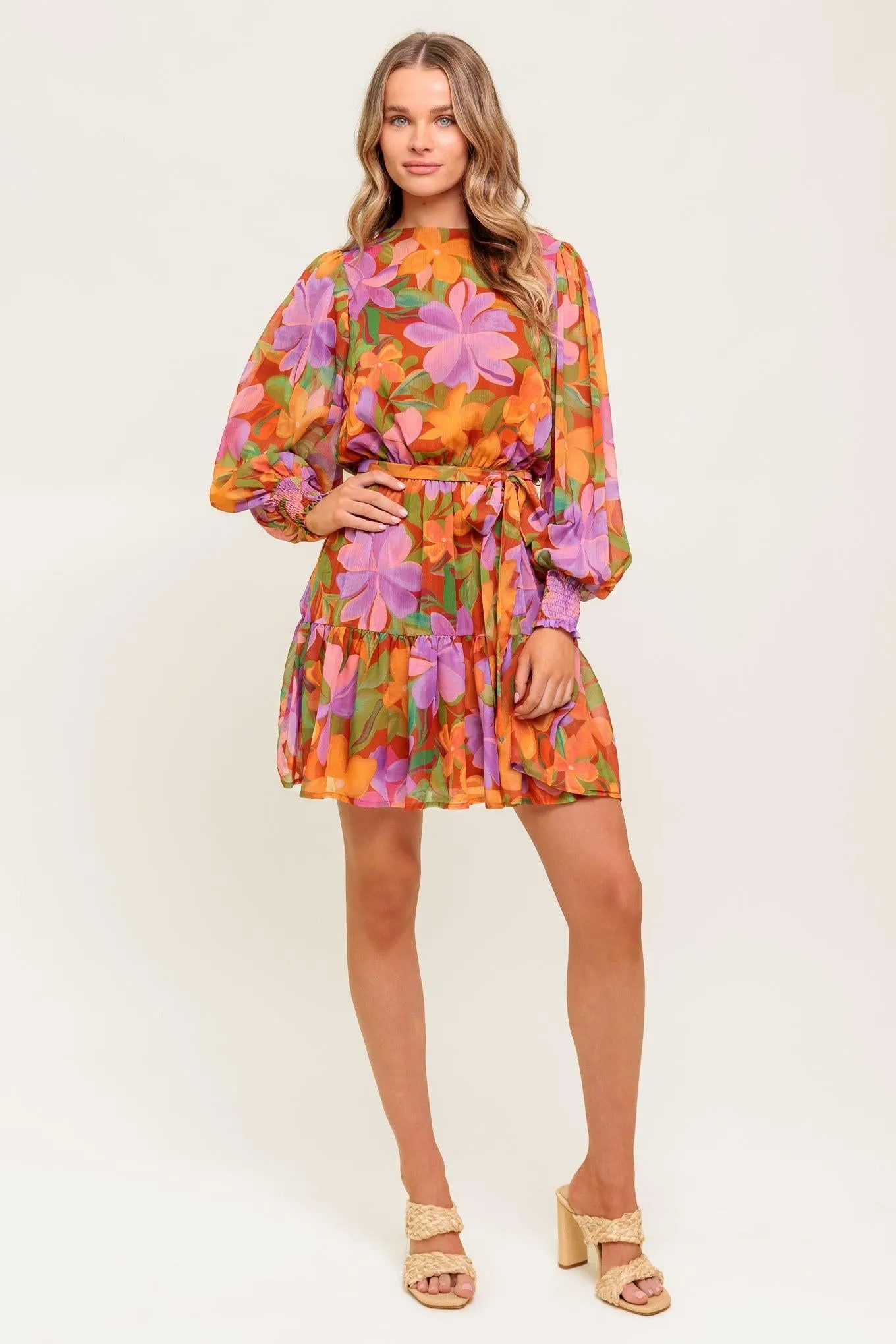 Muted Garden Woven Mini Dress sold by Zulily product image thumbnail 4