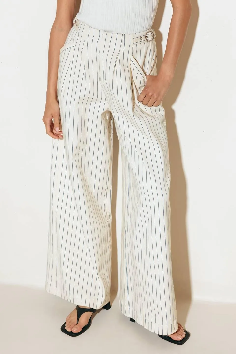 Coffee Run Striped Woven Pants sold by Zulily