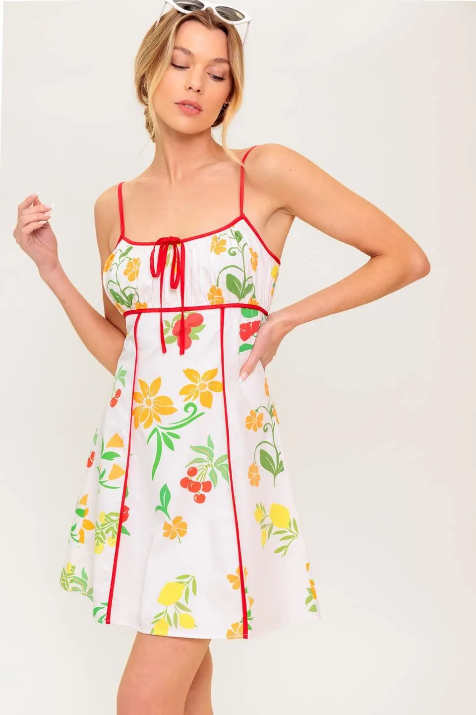 Heart of Gold Woven Mini Dress sold by Zulily