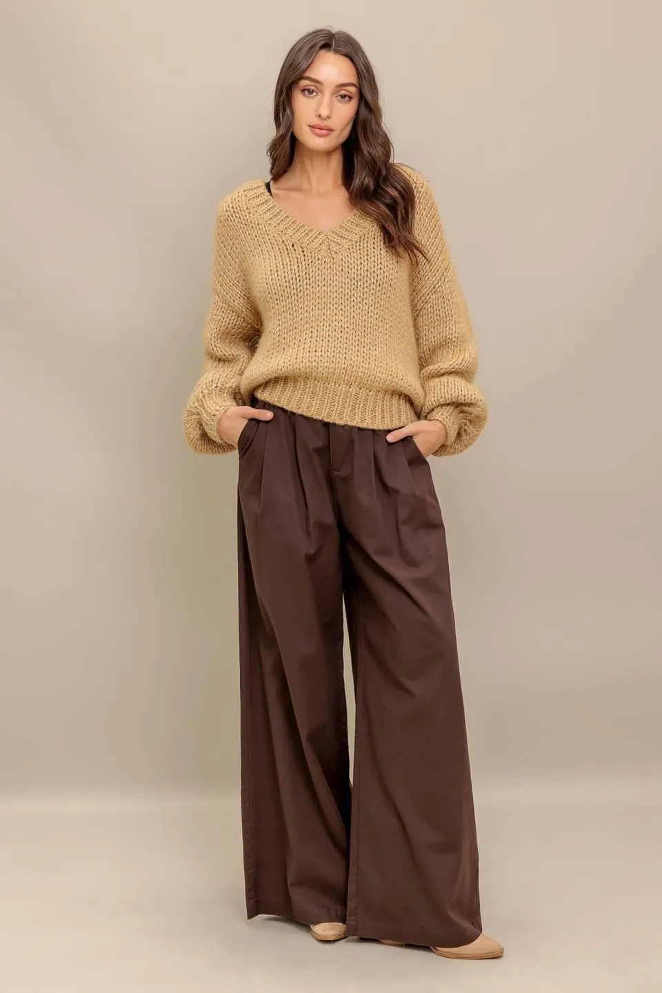 Earthy Touch Sweater Knit Top sold by Zulily product image thumbnail 5