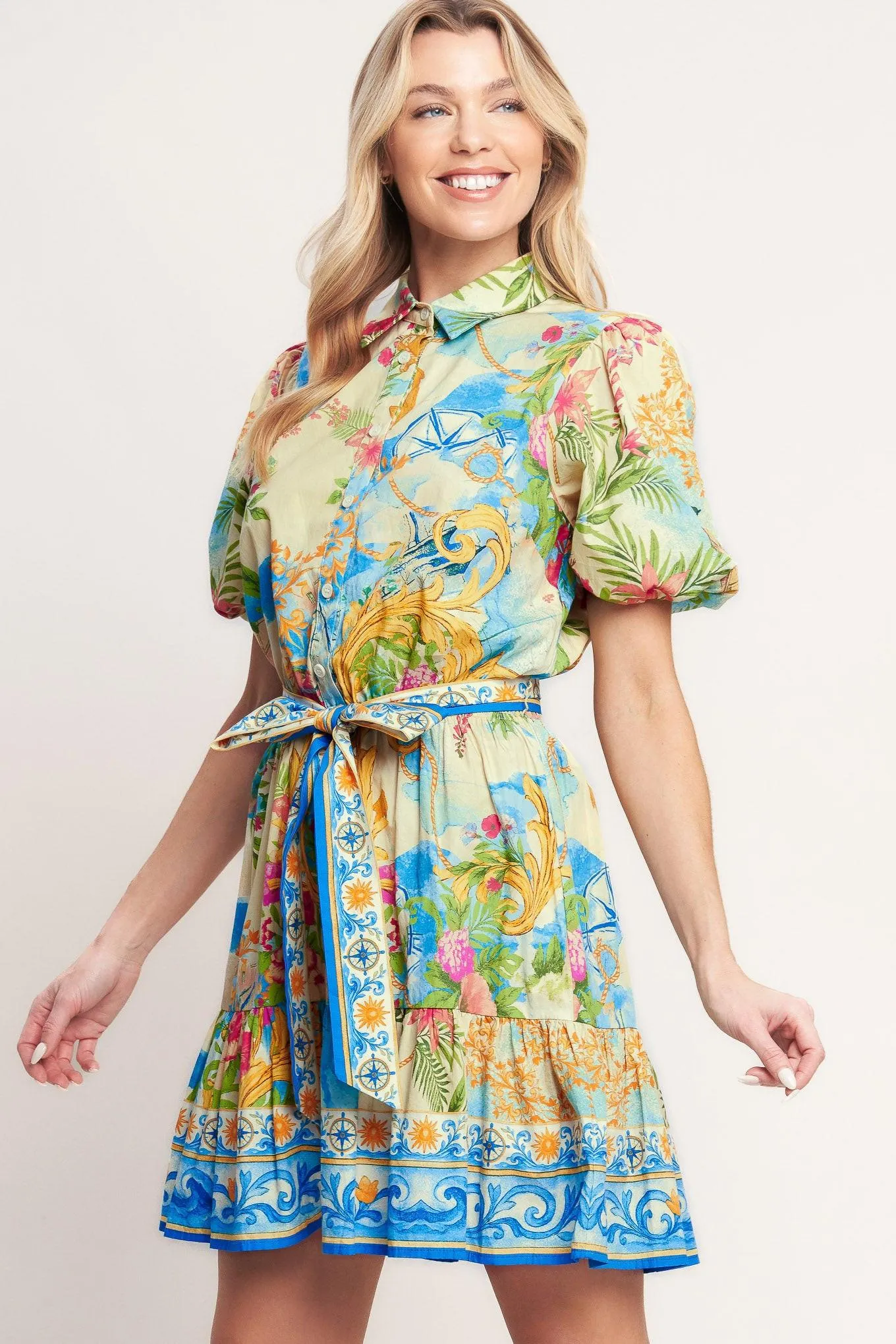 Meet Me in Paradise Woven Mini Dress sold by Zulily product image thumbnail 4