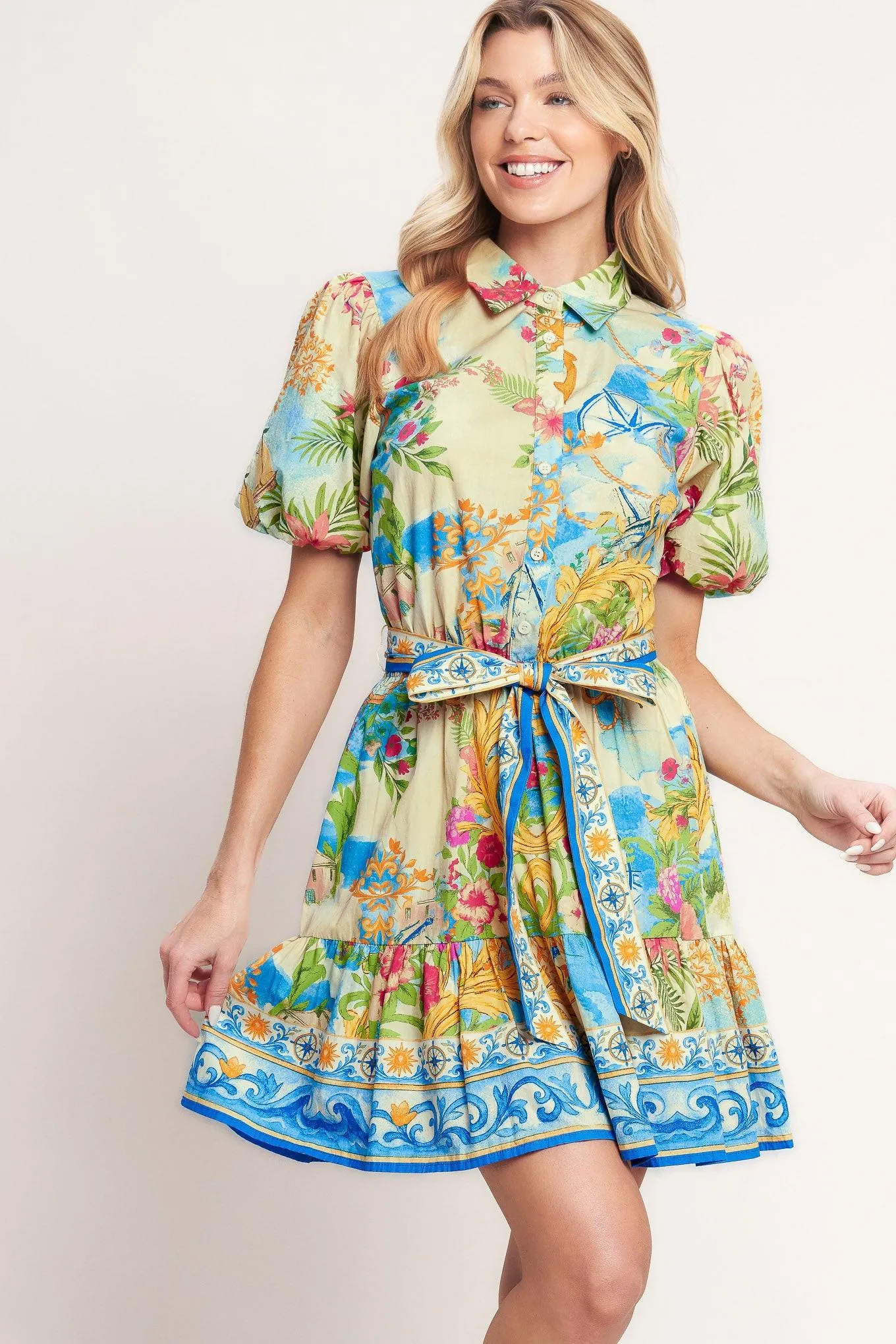 Meet Me in Paradise Woven Mini Dress sold by Zulily