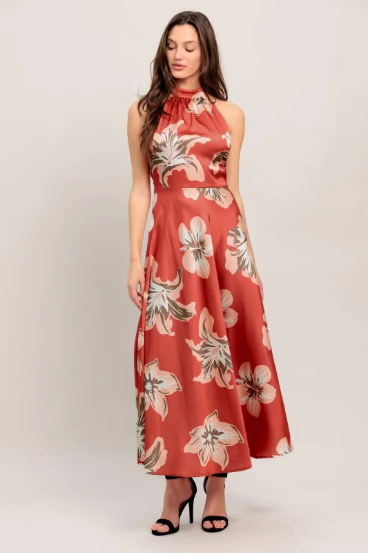 Can’t Look Away Woven Midi Dress made by Flying Tomato