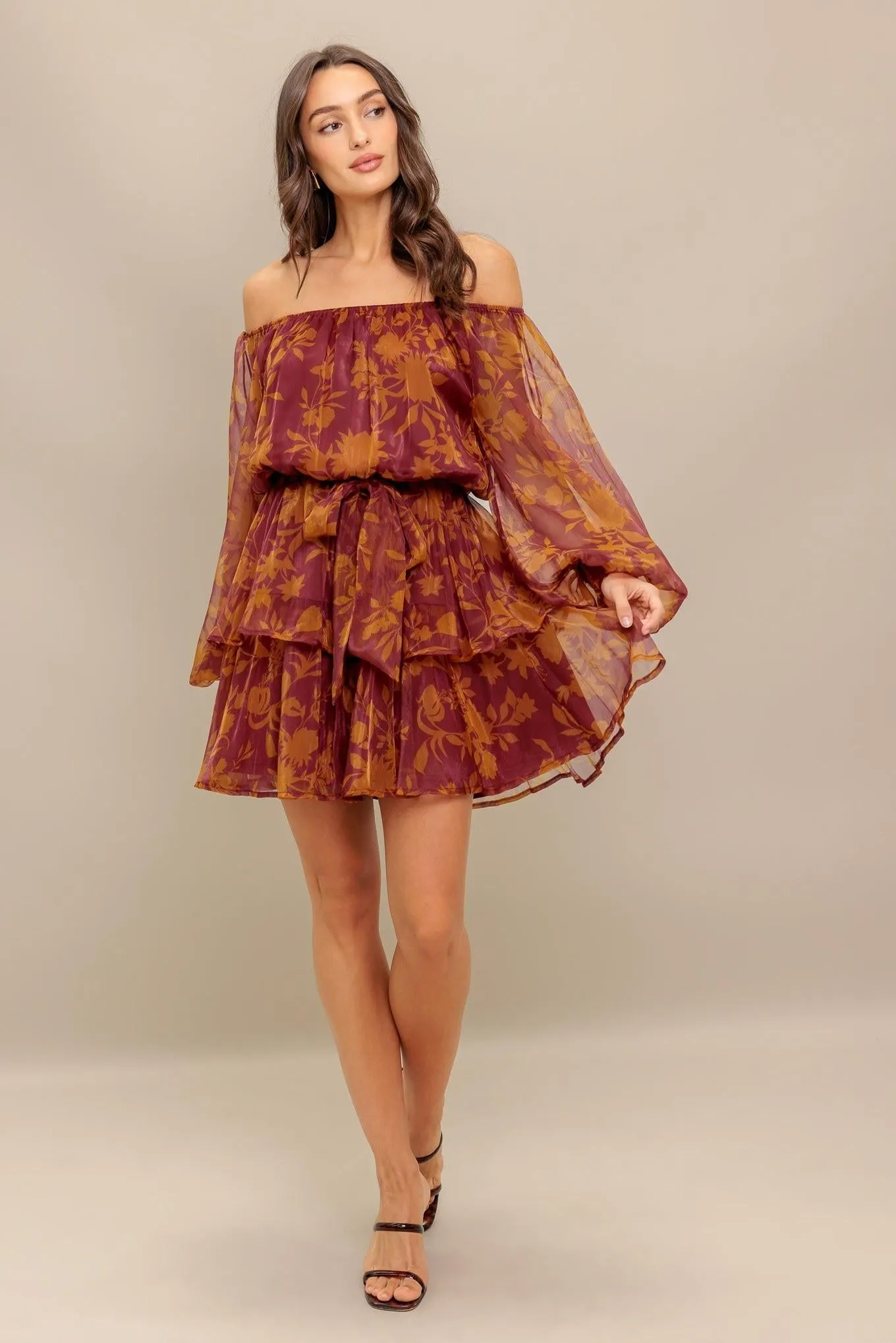 Petal Mist Woven Mini Dress sold by Zulily product image thumbnail 3