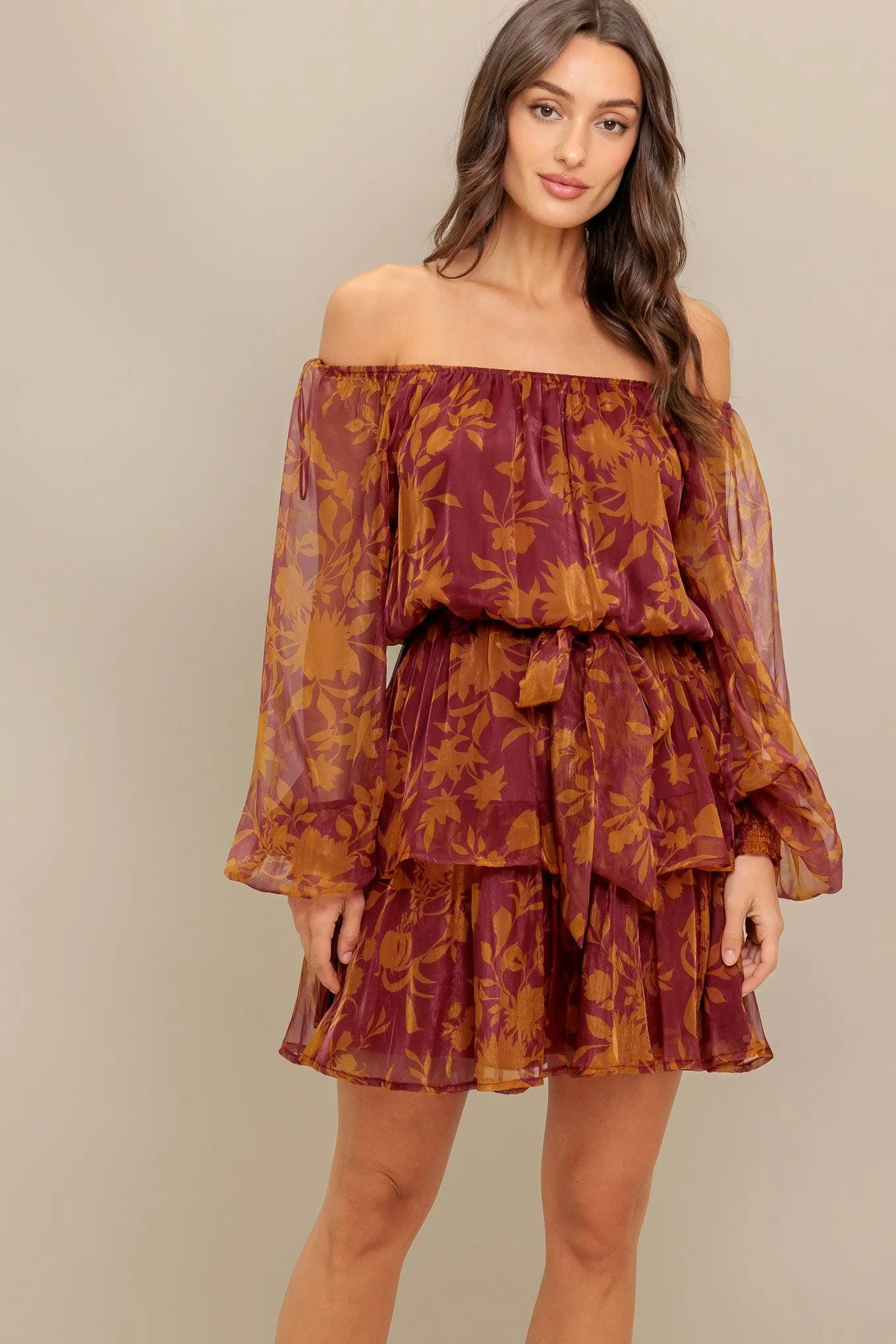 Petal Mist Woven Mini Dress sold by Zulily product image thumbnail 4