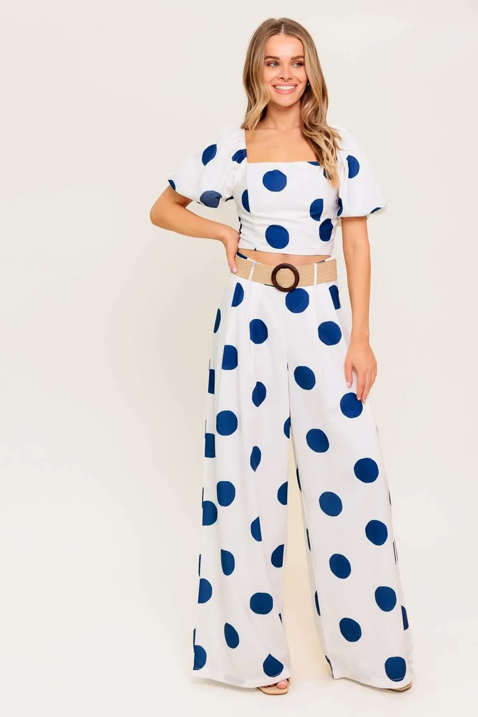 Coconut Kiss Navy Top and Pant Set sold by Zulily product image thumbnail 2