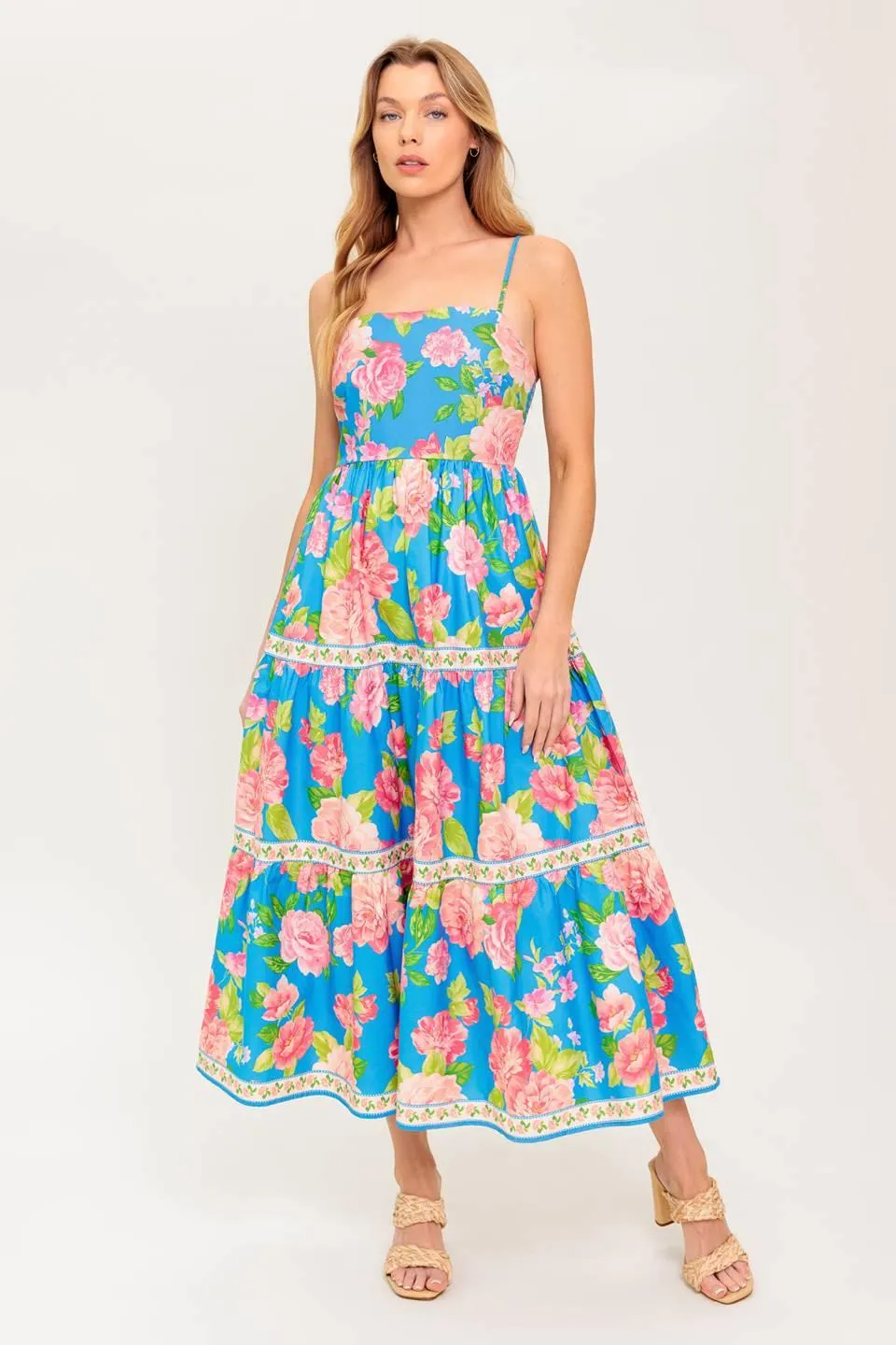 Daylight Muse Woven Midi Dress sold by Zulily