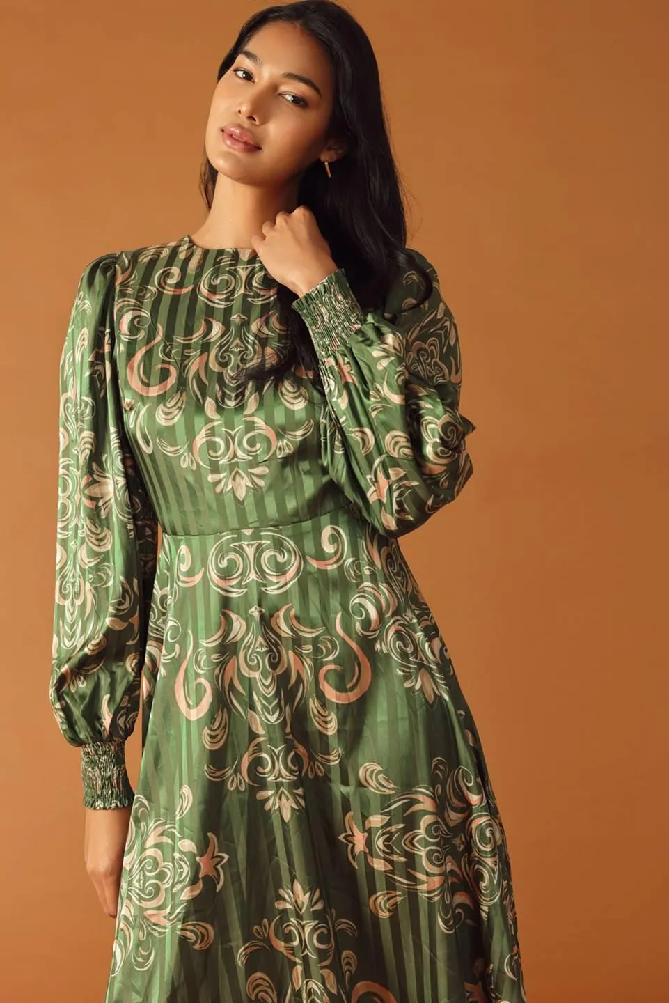 Moments of Clarity Woven Midi Dress sold by Zulily product image thumbnail 2