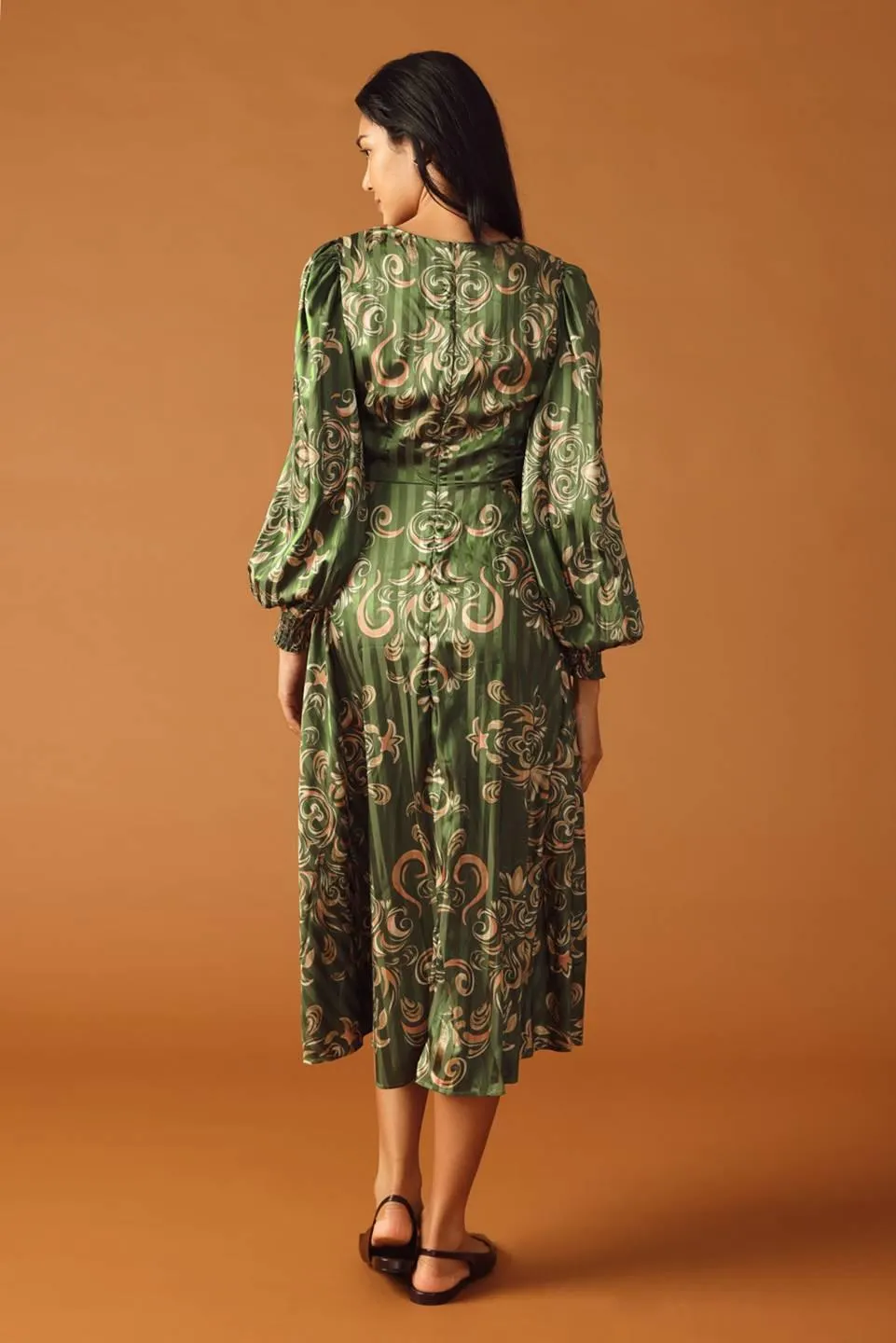 Moments of Clarity Woven Midi Dress sold by Zulily product image thumbnail 3