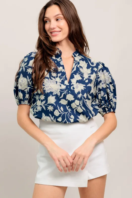 Feeling Romantic Woven Top made by Flying Tomato
