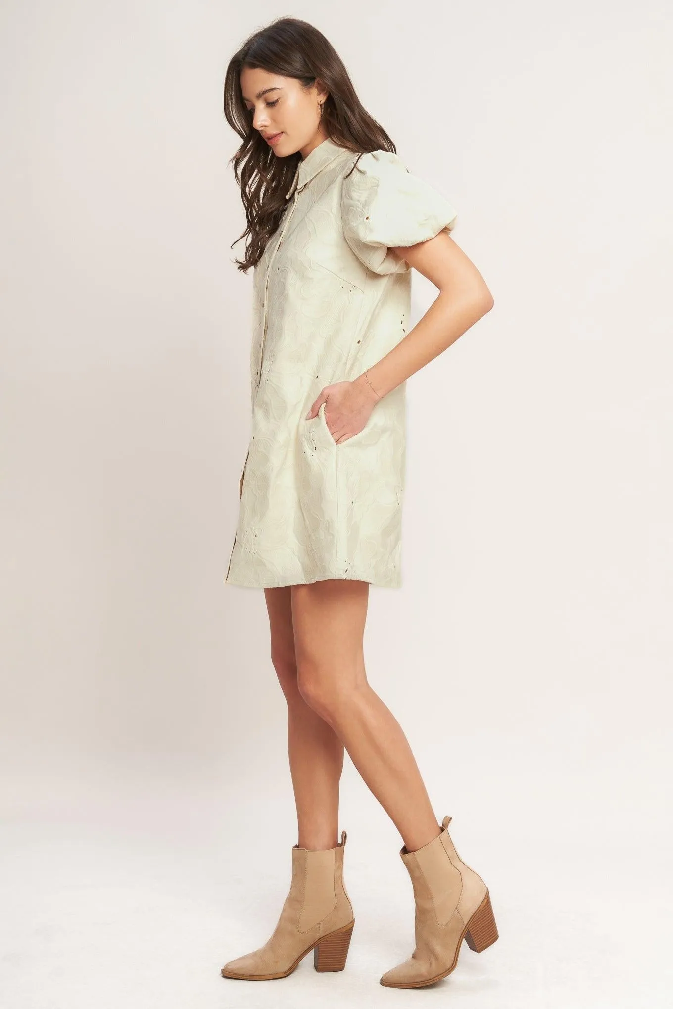 Breathable Weave Woven Mini Dress sold by Zulily product image thumbnail 5