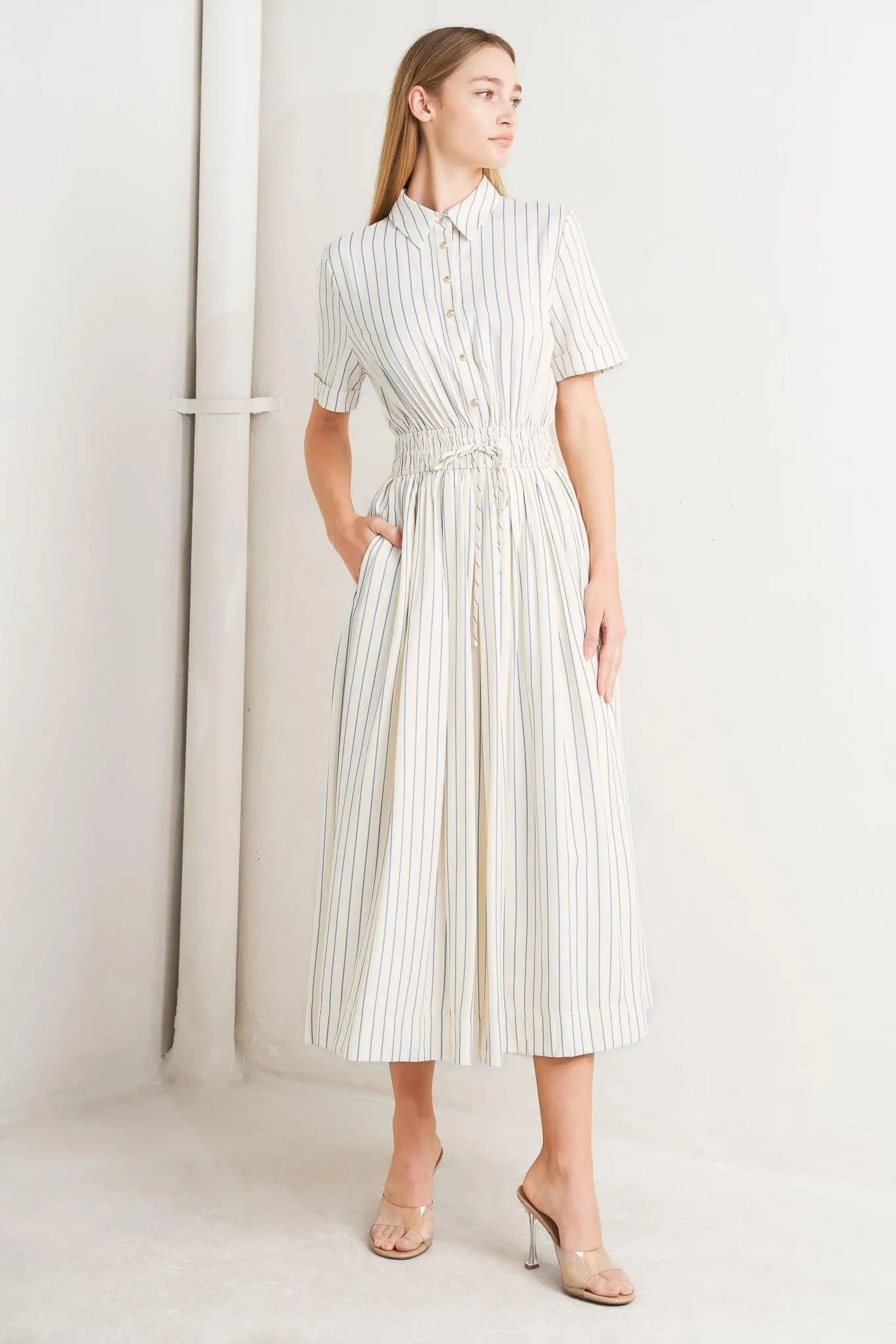 Sunday Stripe Woven Midi Dress sold by Zulily product image thumbnail 3
