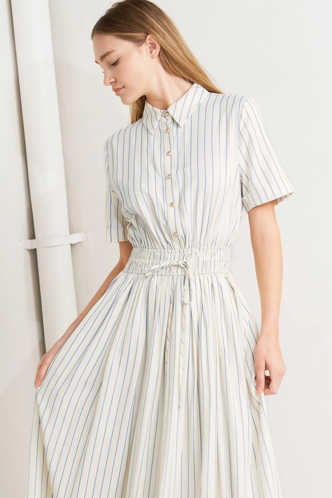 Sunday Stripe Woven Midi Dress sold by Zulily product image thumbnail 4