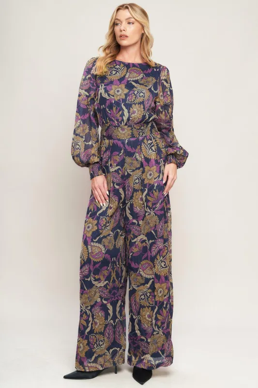Whispering Pines Woven Jumpsuit made by Flying Tomato