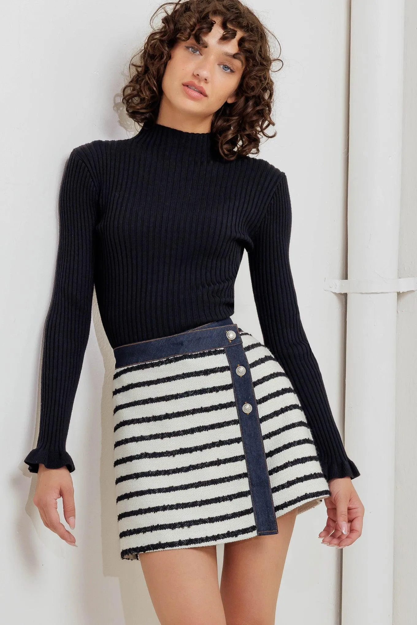 Bonjour Stripe Woven Skort sold by Zulily product image thumbnail 4