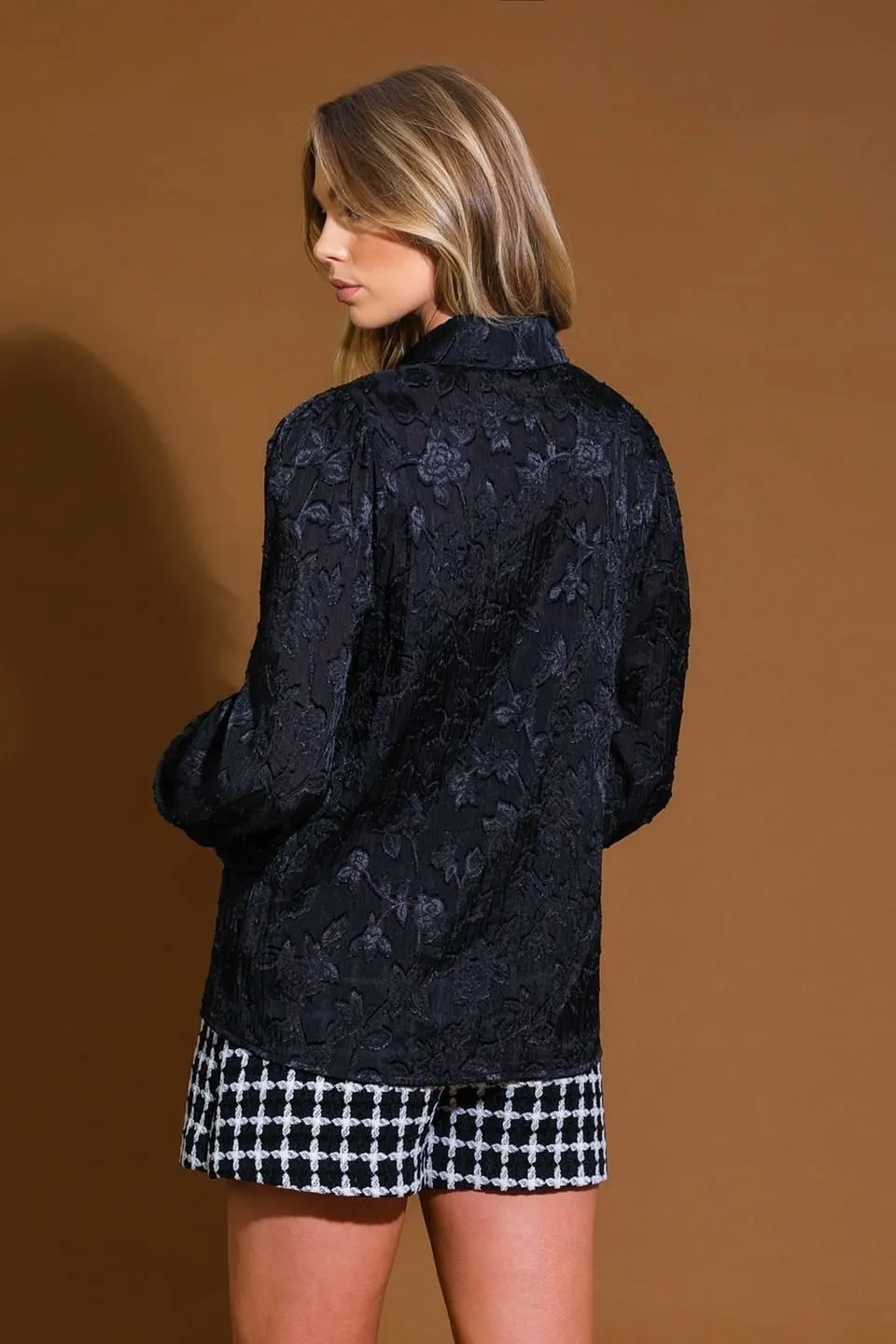 Incredible Love Jacquard Woven Top sold by Zulily product image thumbnail 5