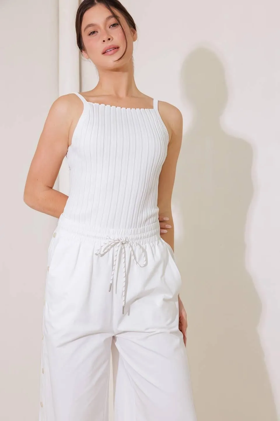 Bit of Sunshine White Sweater Knit Tank Top sold by Zulily product image thumbnail 2