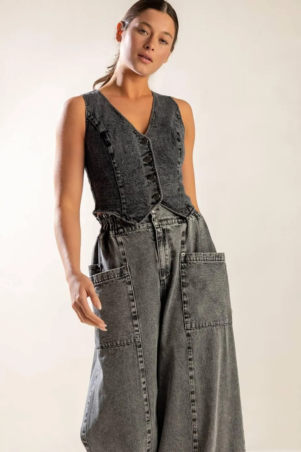 Exploring the City Denim Vest sold by Zulily product image thumbnail 4