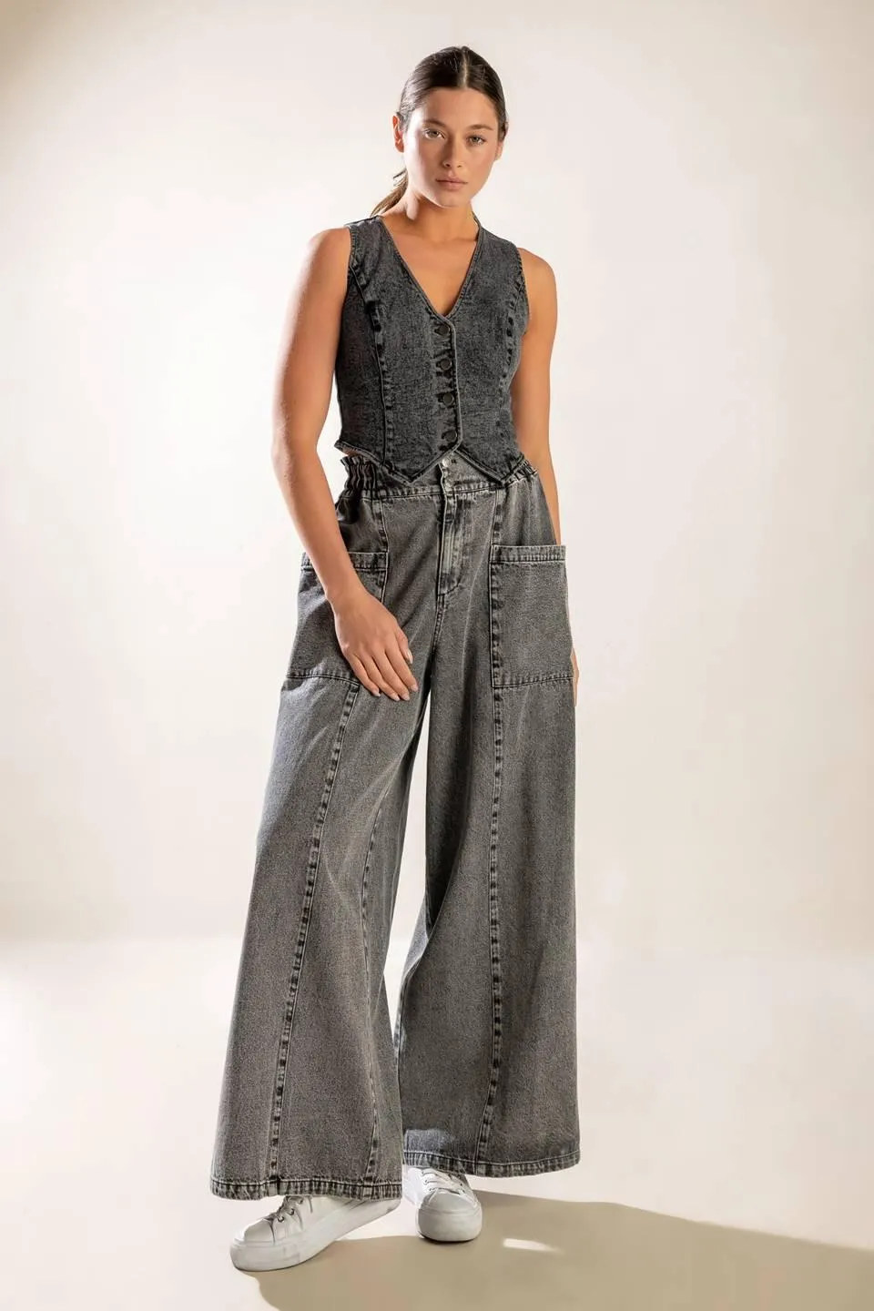 Exploring the City Denim Vest sold by Zulily product image thumbnail 5