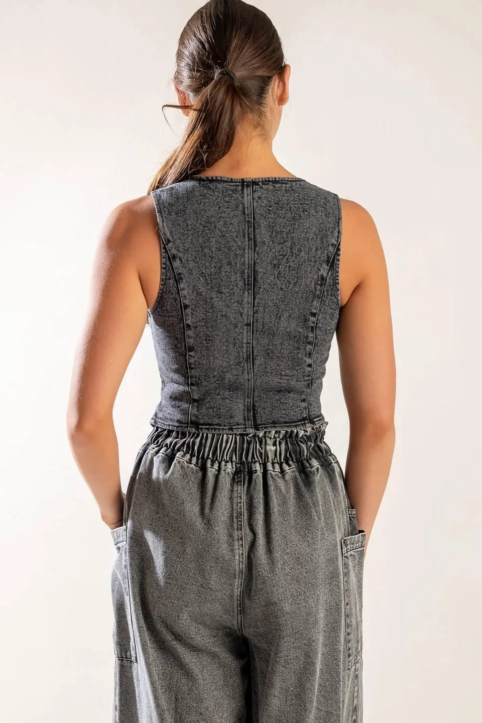 Exploring the City Denim Vest sold by Zulily product image thumbnail 2