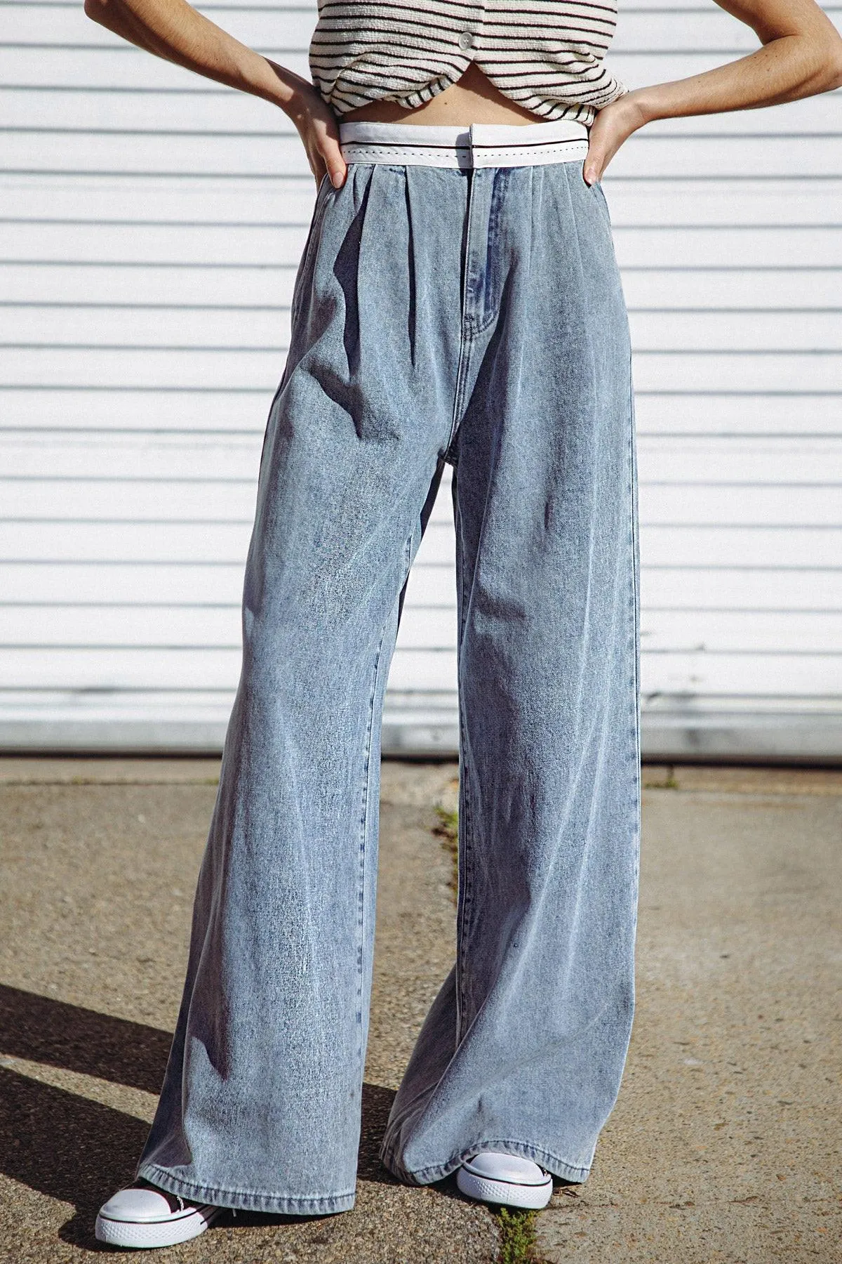Forever Wondering Denim Pants sold by Zulily