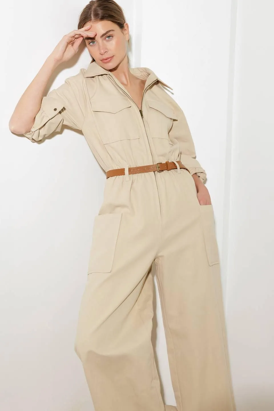 When it Happens Woven Jumpsuit sold by Zulily