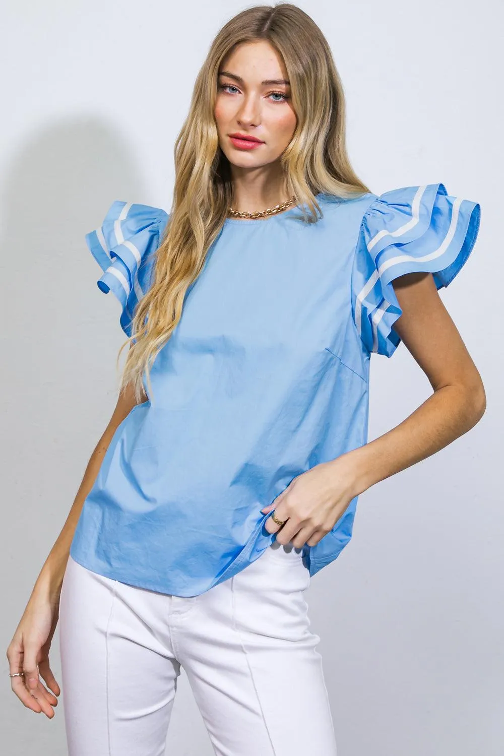 Nice as Can Be Woven Top sold by Zulily product image thumbnail 2