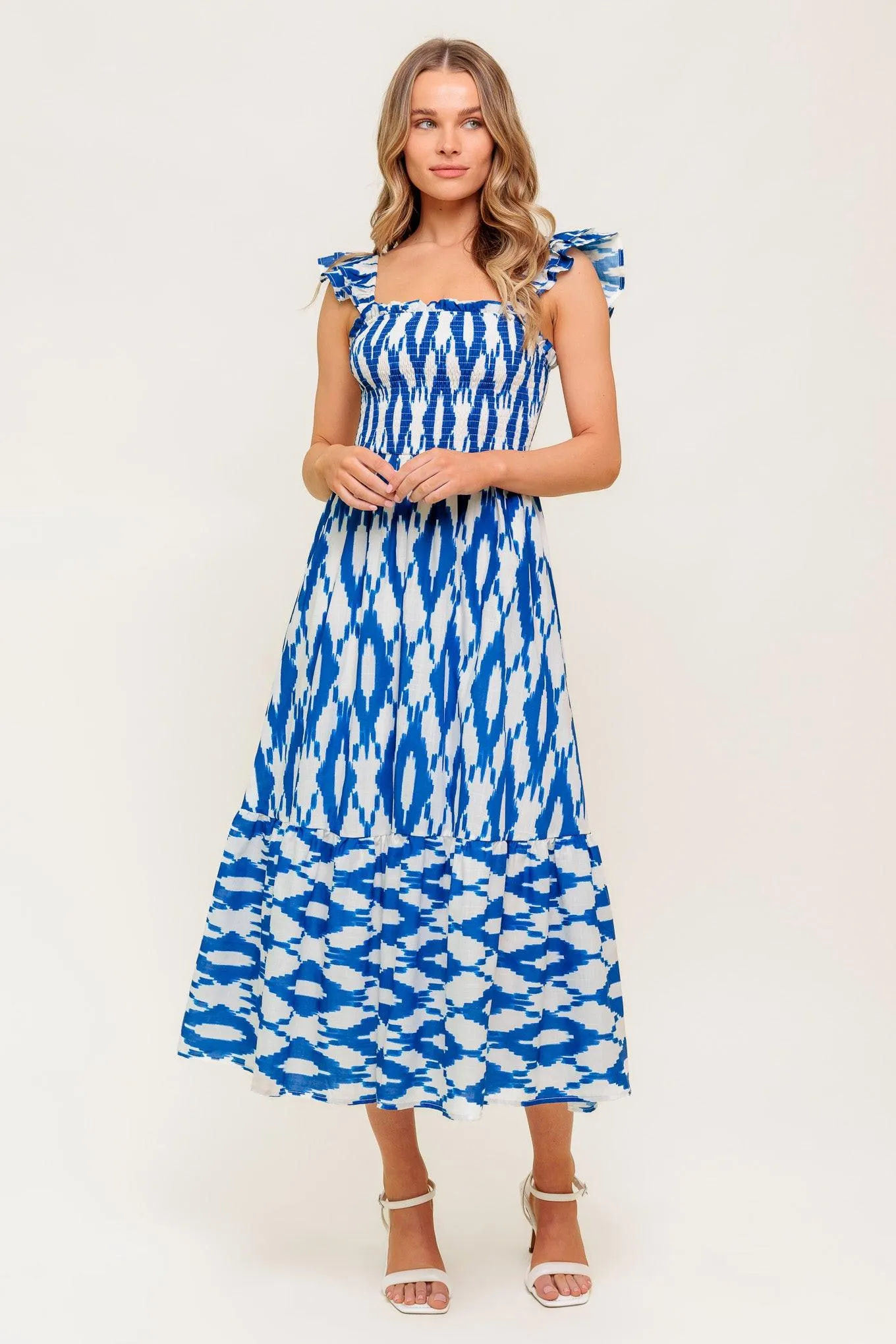Lost in the Details Woven Midi Dress sold by Zulily