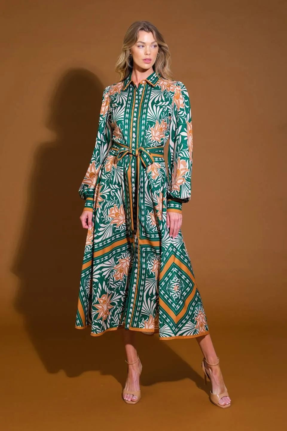 Love Espresso Woven Midi Dress sold by Zulily product image thumbnail 3