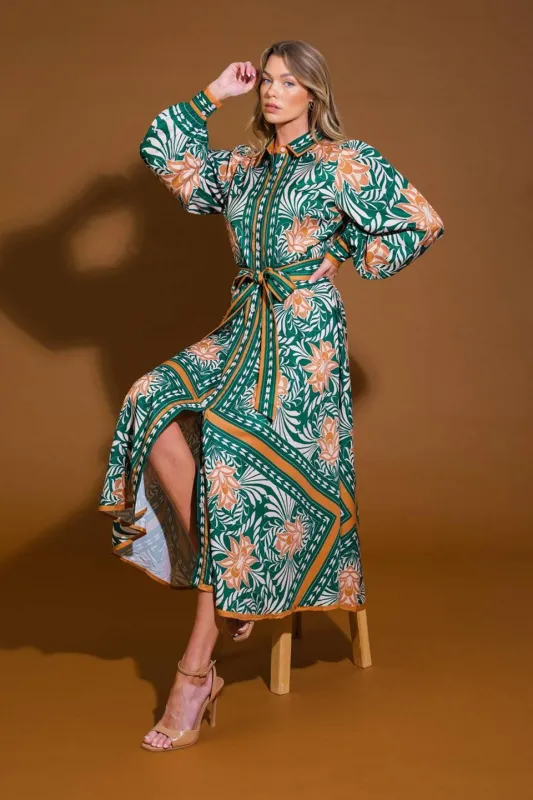 Love Espresso Woven Midi Dress made by Flying Tomato