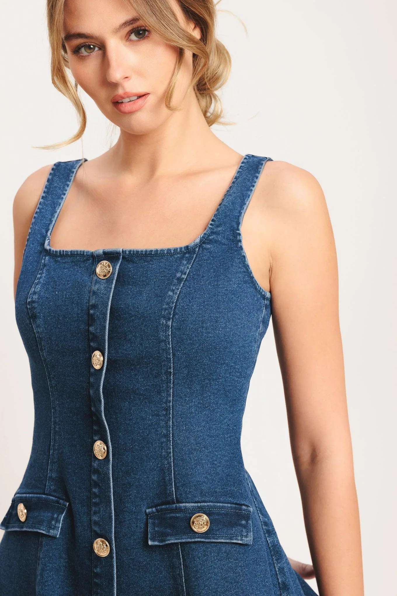 Urban Polish Denim Mini Dress sold by Zulily product image thumbnail 5