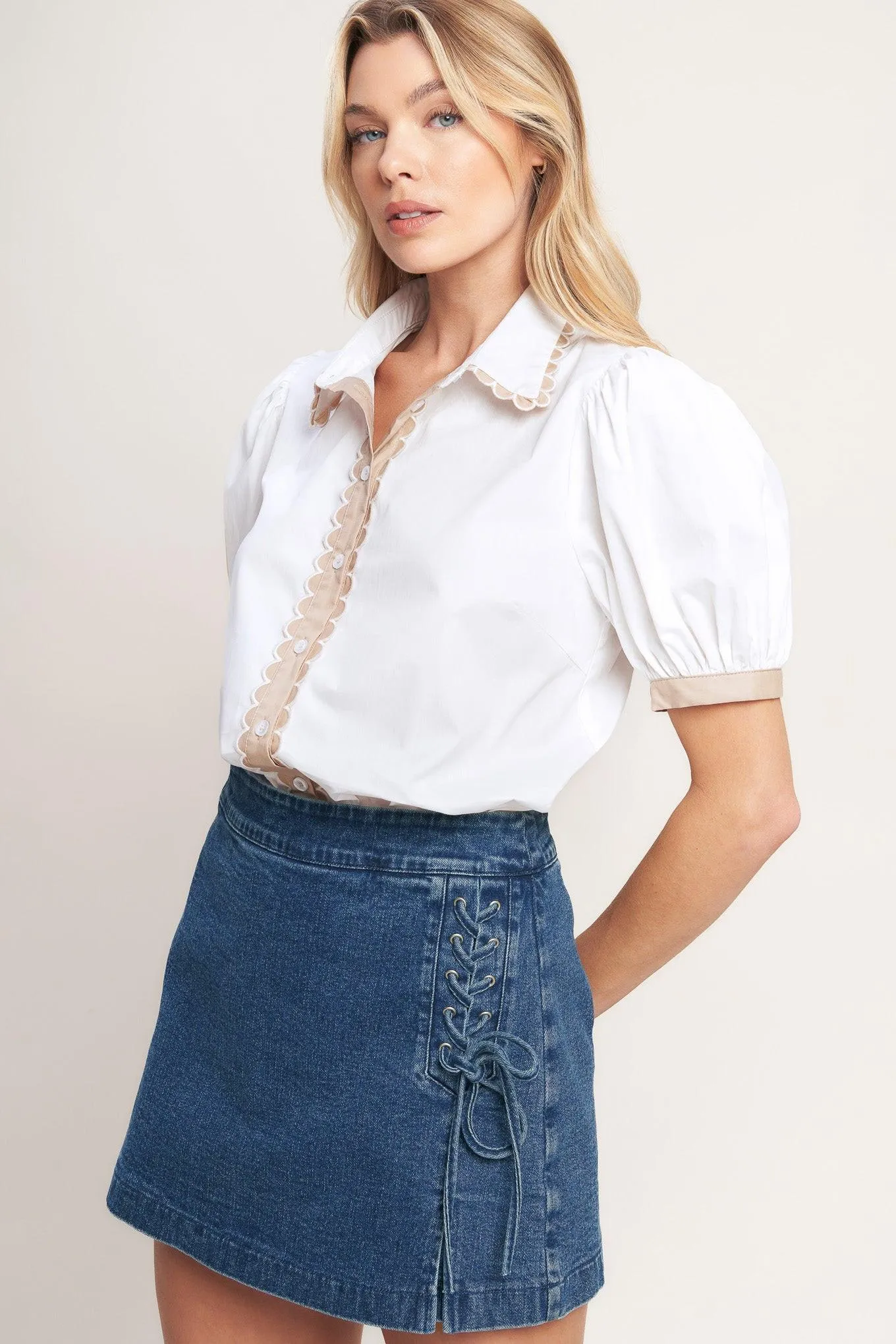 Refined Day Woven Top sold by Zulily product image thumbnail 3