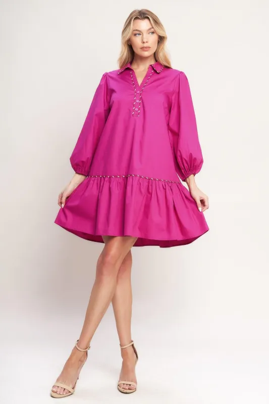 Pretty Much Perfect Woven Mini Dress made by Flying Tomato
