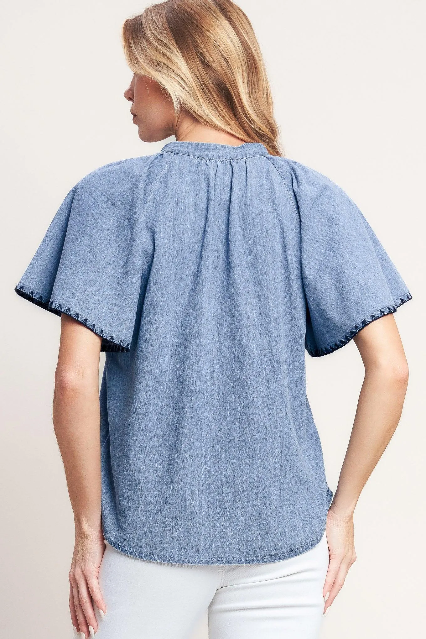 Weekend Wanderer Woven Top sold by Zulily product image thumbnail 2