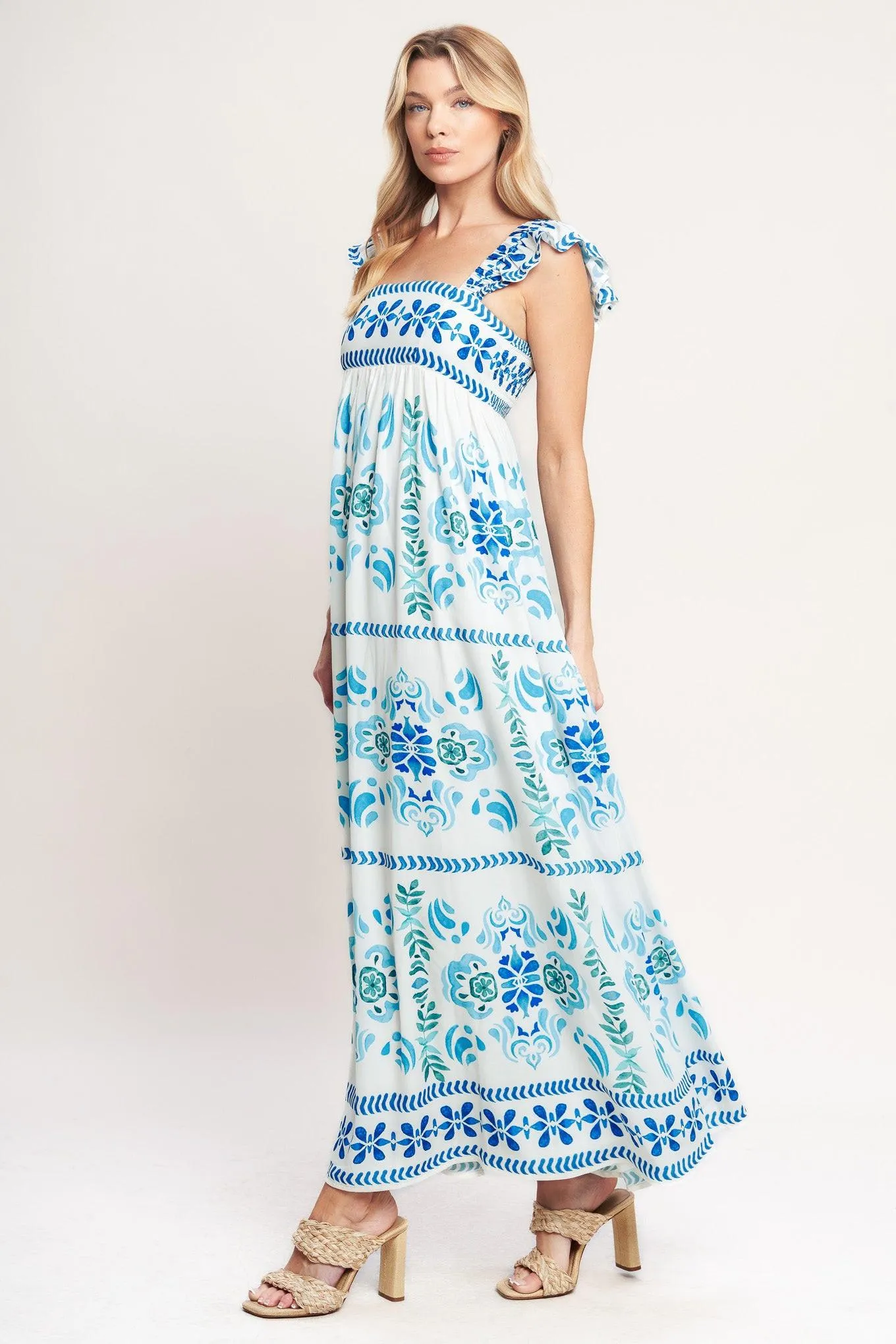 Walking on the Coast Woven Maxi Dress sold by Zulily product image thumbnail 3