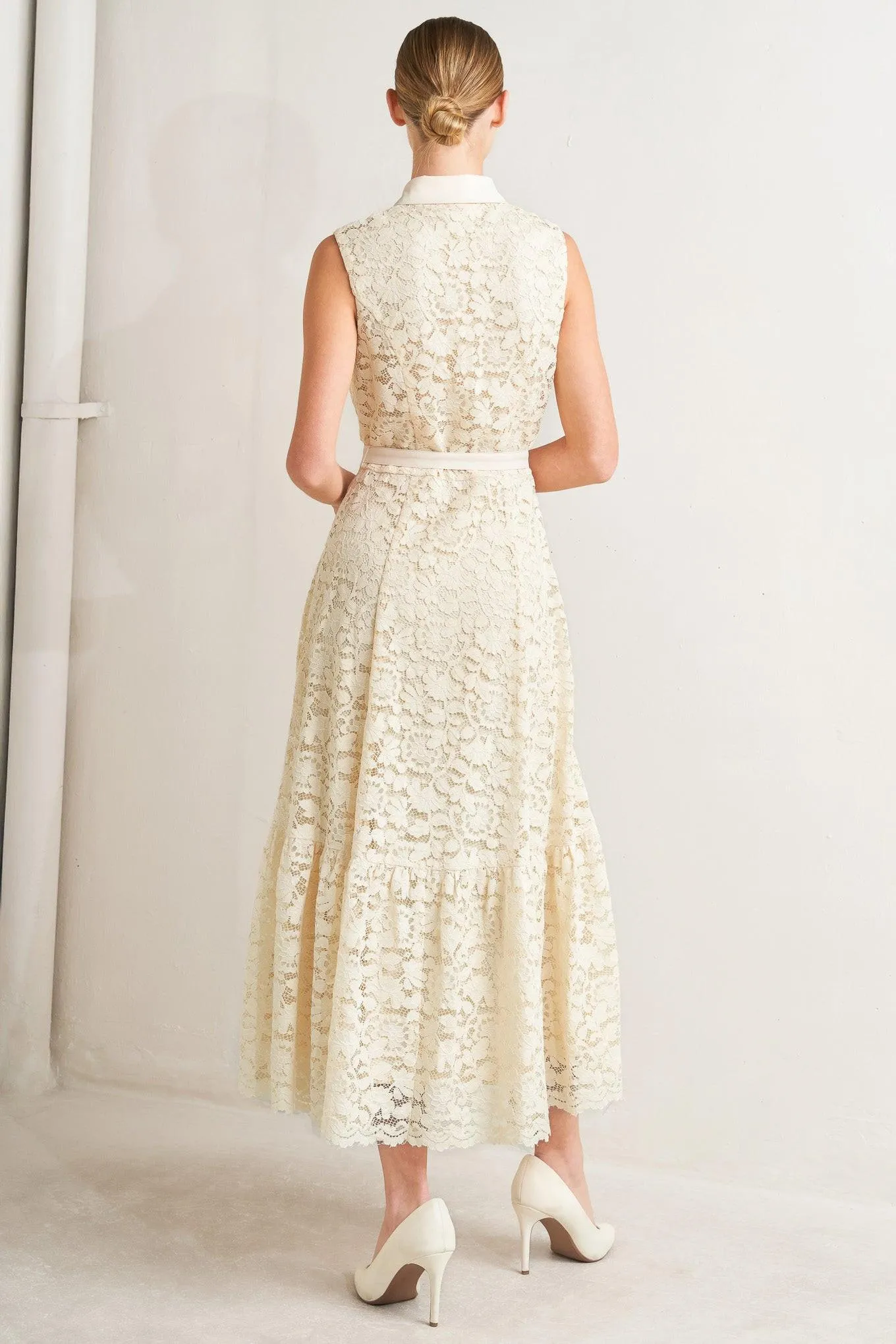 Purely Romantic Woven Lace Midi Dress sold by Zulily product image thumbnail 2
