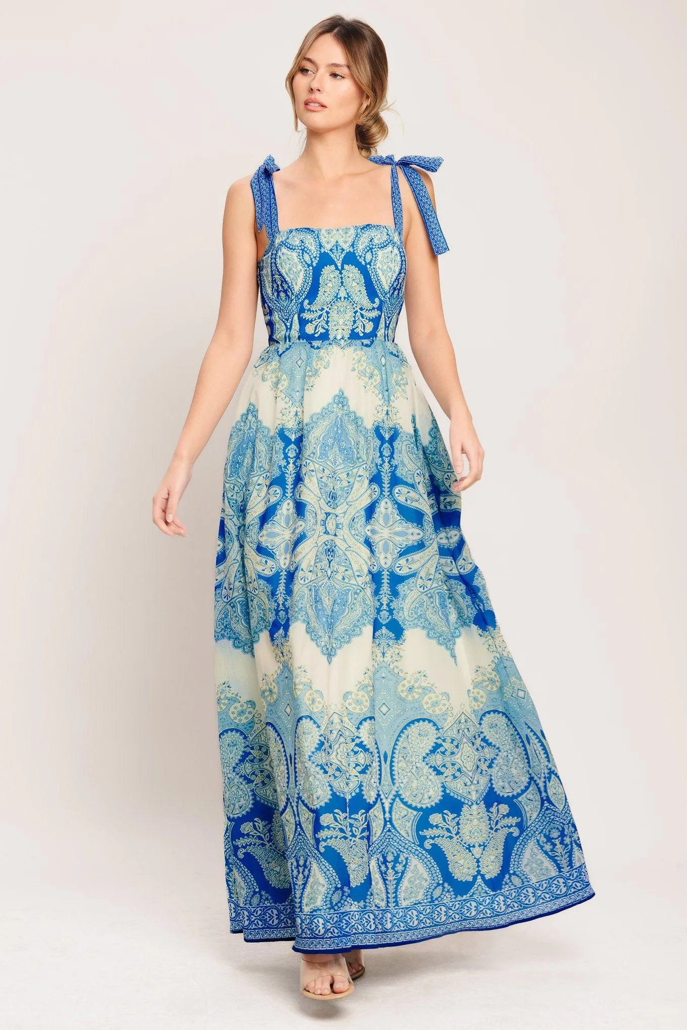 Ocean Tapestry Woven Maxi Dress sold by Zulily