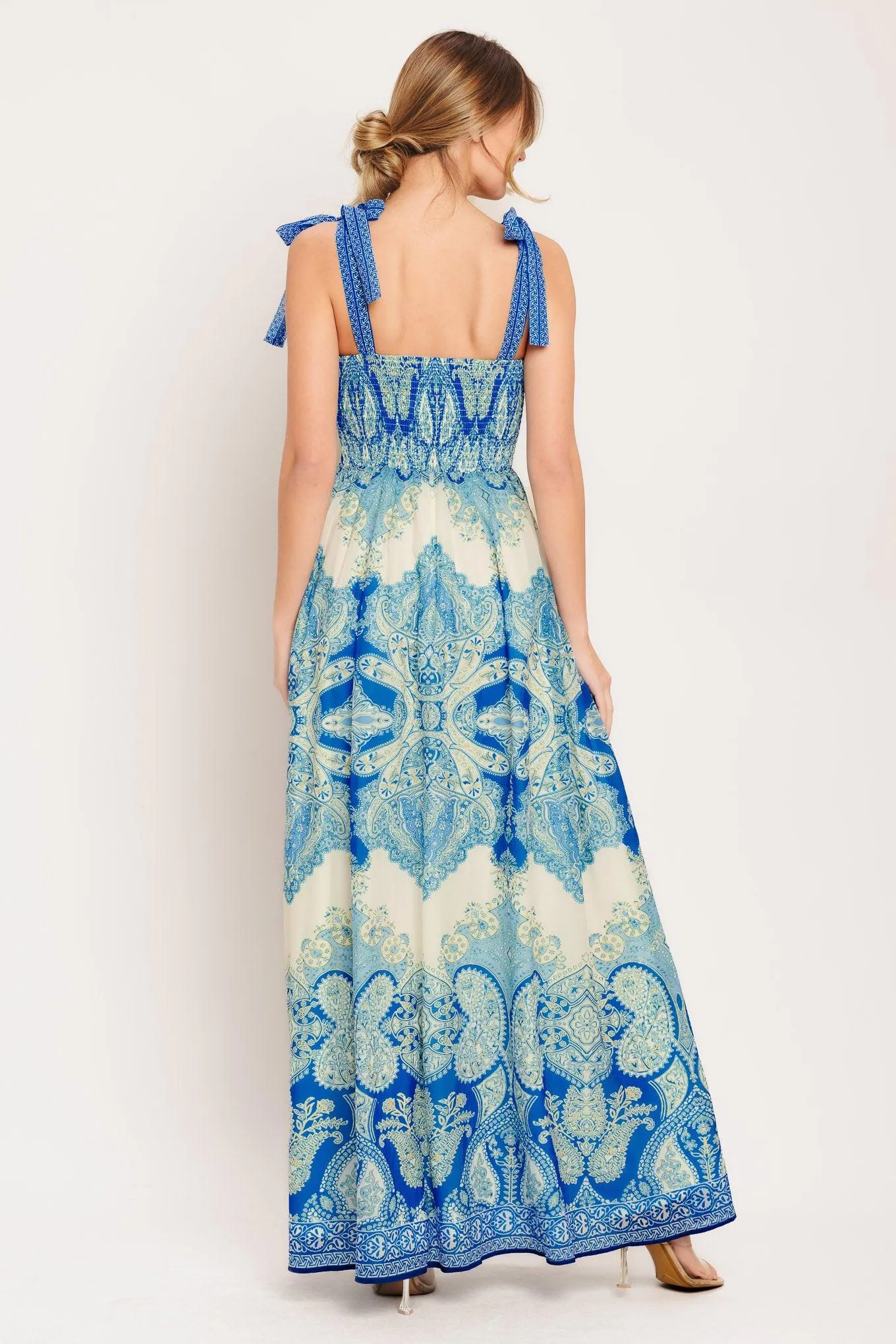 Ocean Tapestry Woven Maxi Dress sold by Zulily product image thumbnail 3