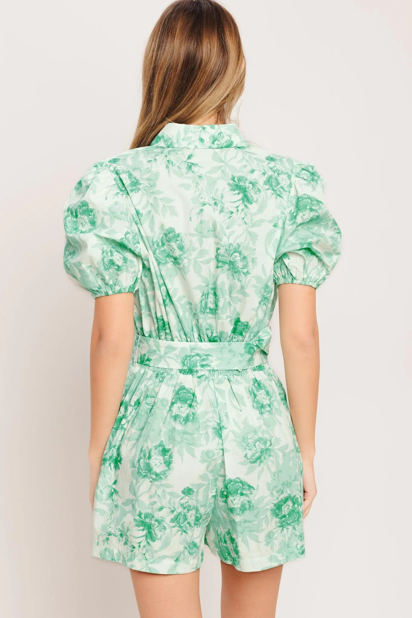 Garden Glow Woven Romper sold by Zulily product image thumbnail 2
