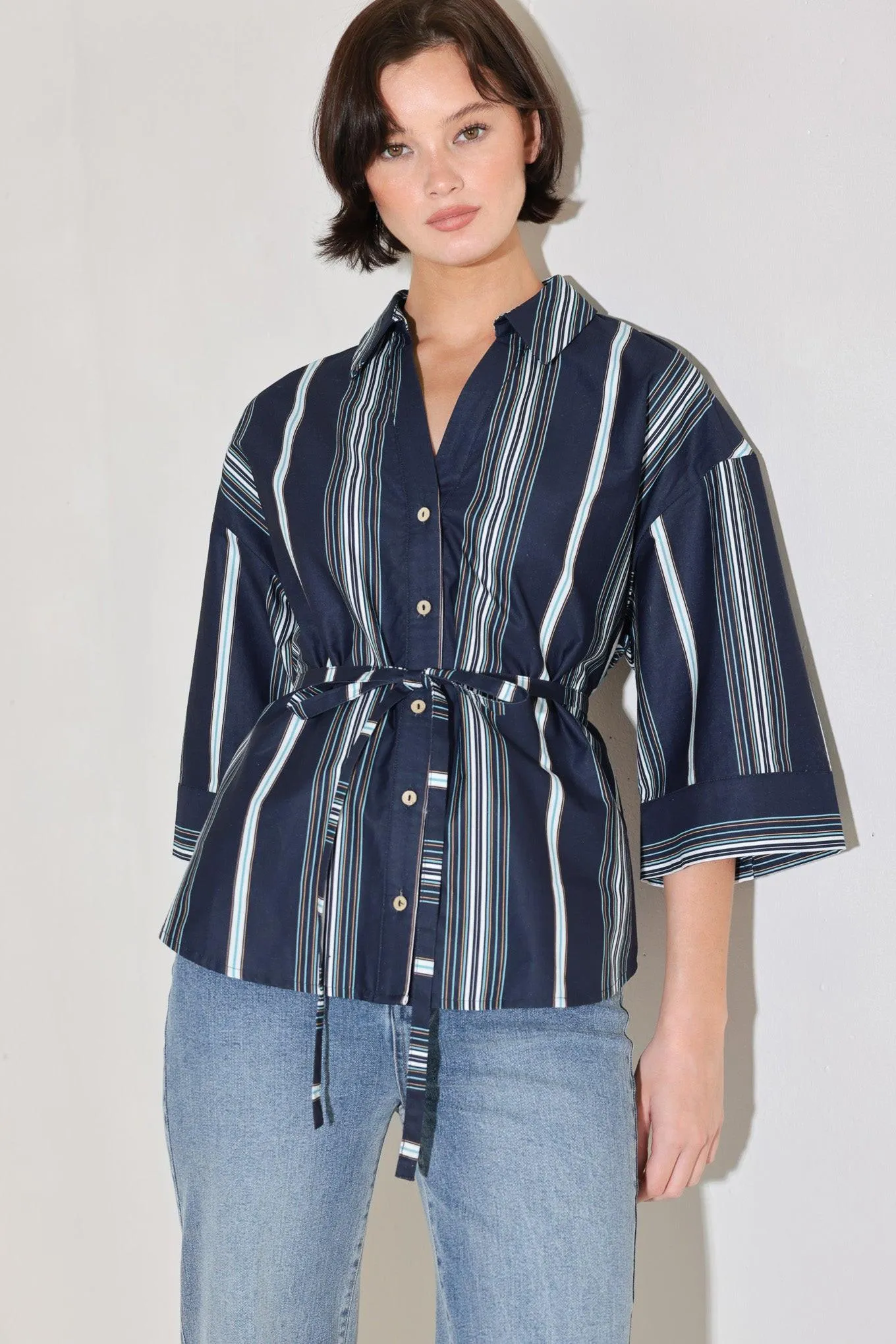 City Stripe Woven Top sold by Zulily product image thumbnail 5