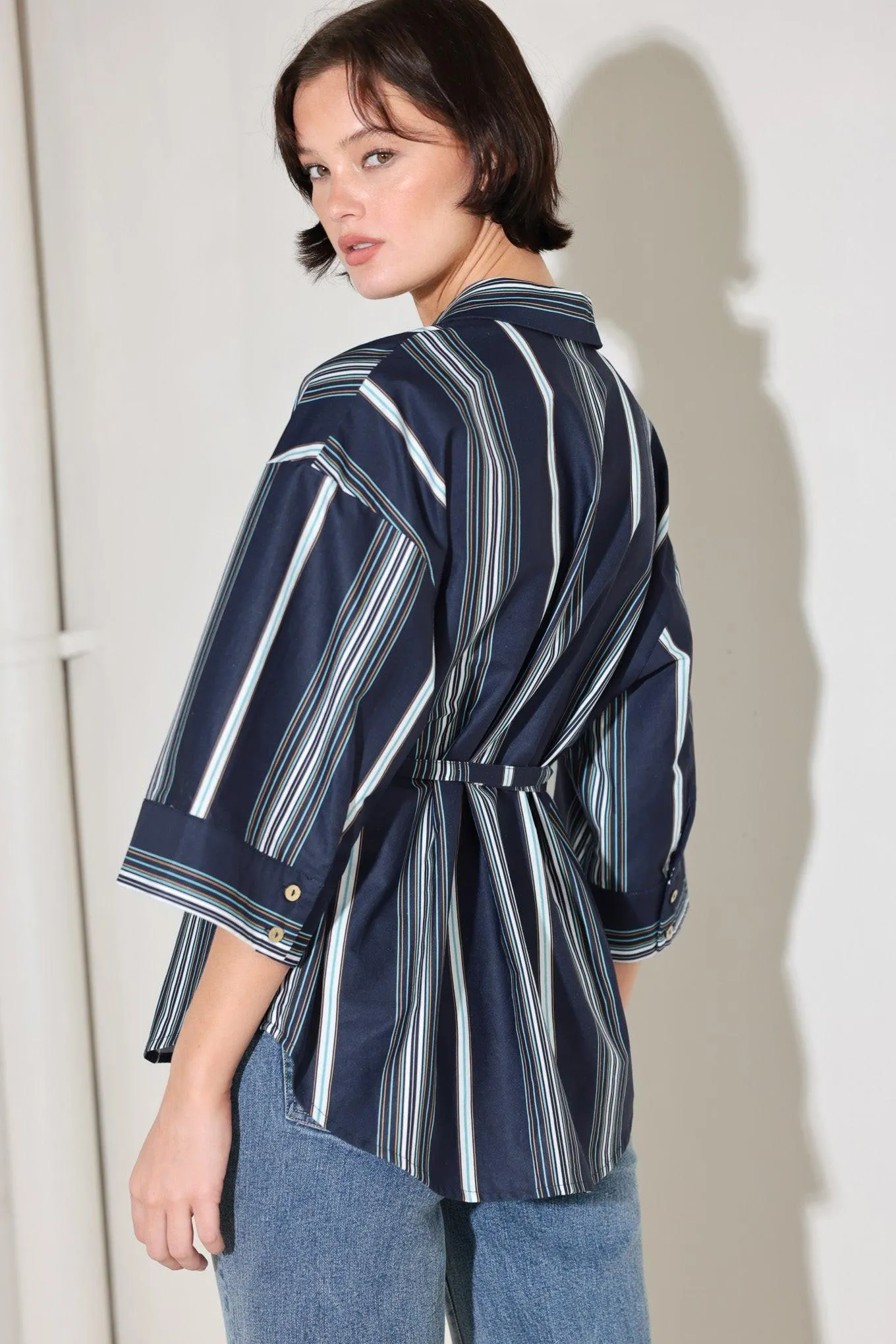 City Stripe Woven Top sold by Zulily product image thumbnail 2