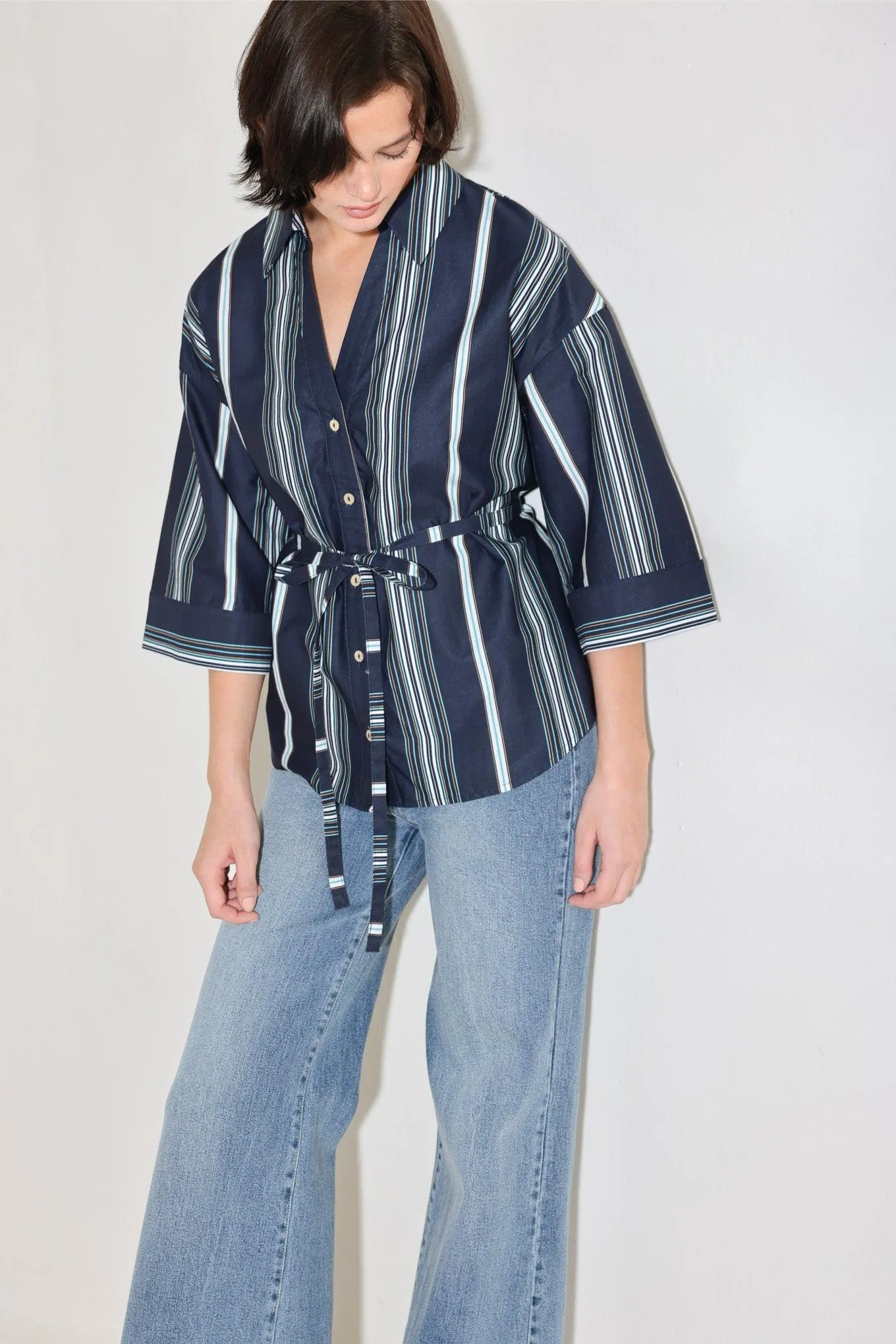 City Stripe Woven Top sold by Zulily product image thumbnail 3