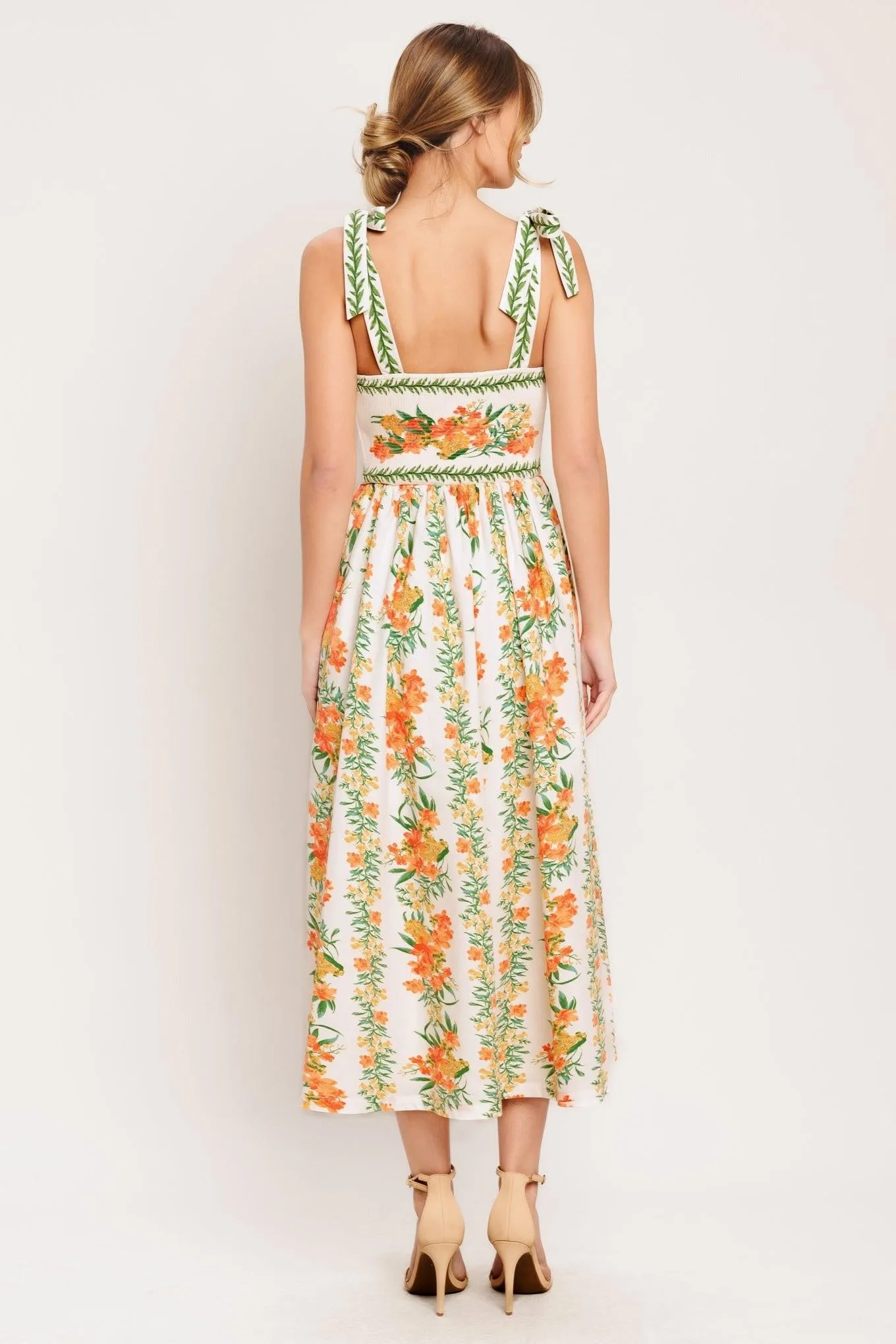 Marigold Breeze Woven Midi Dress sold by Zulily product image thumbnail 2