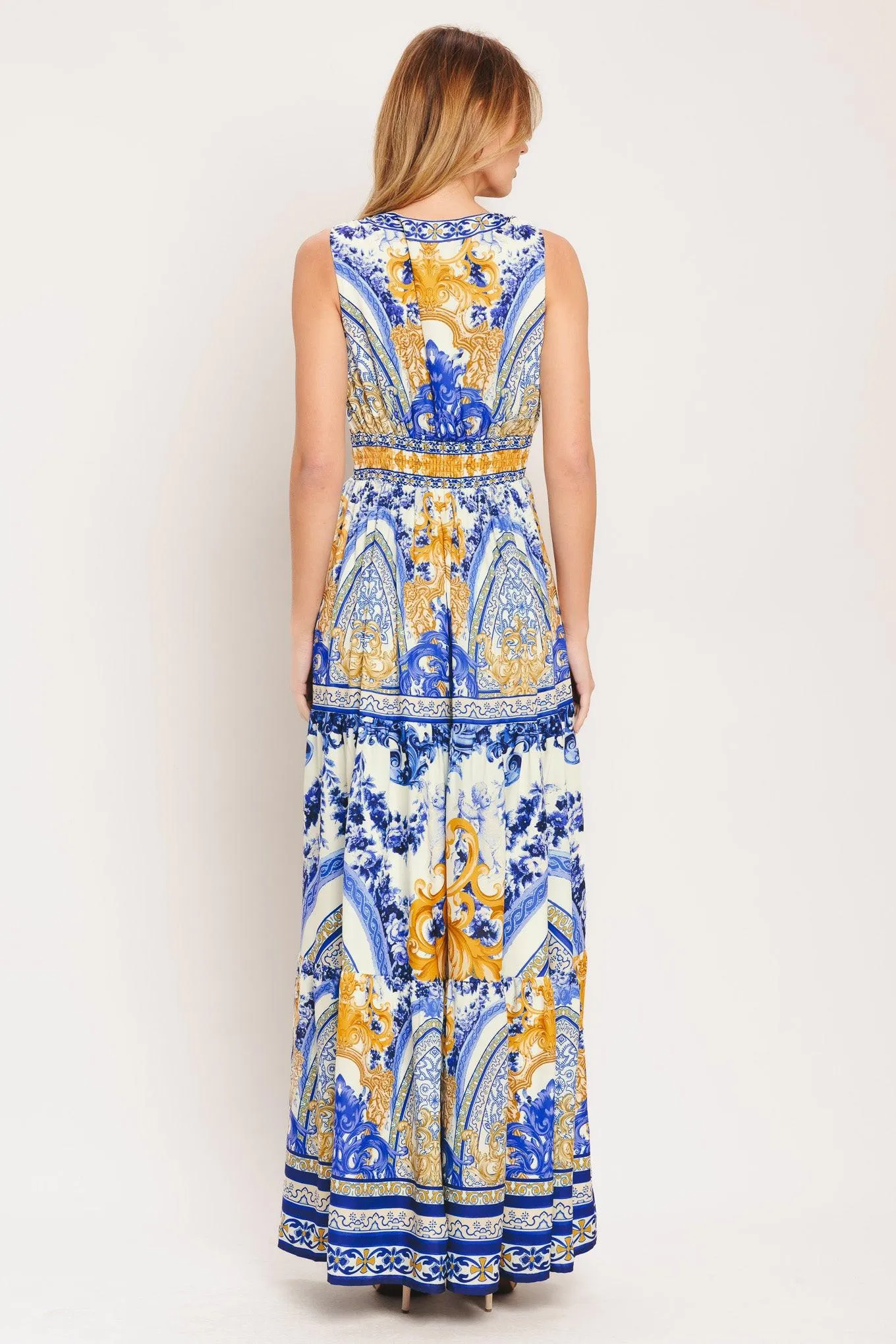 Azure Palazzo Woven Maxi Dress sold by Zulily product image thumbnail 4